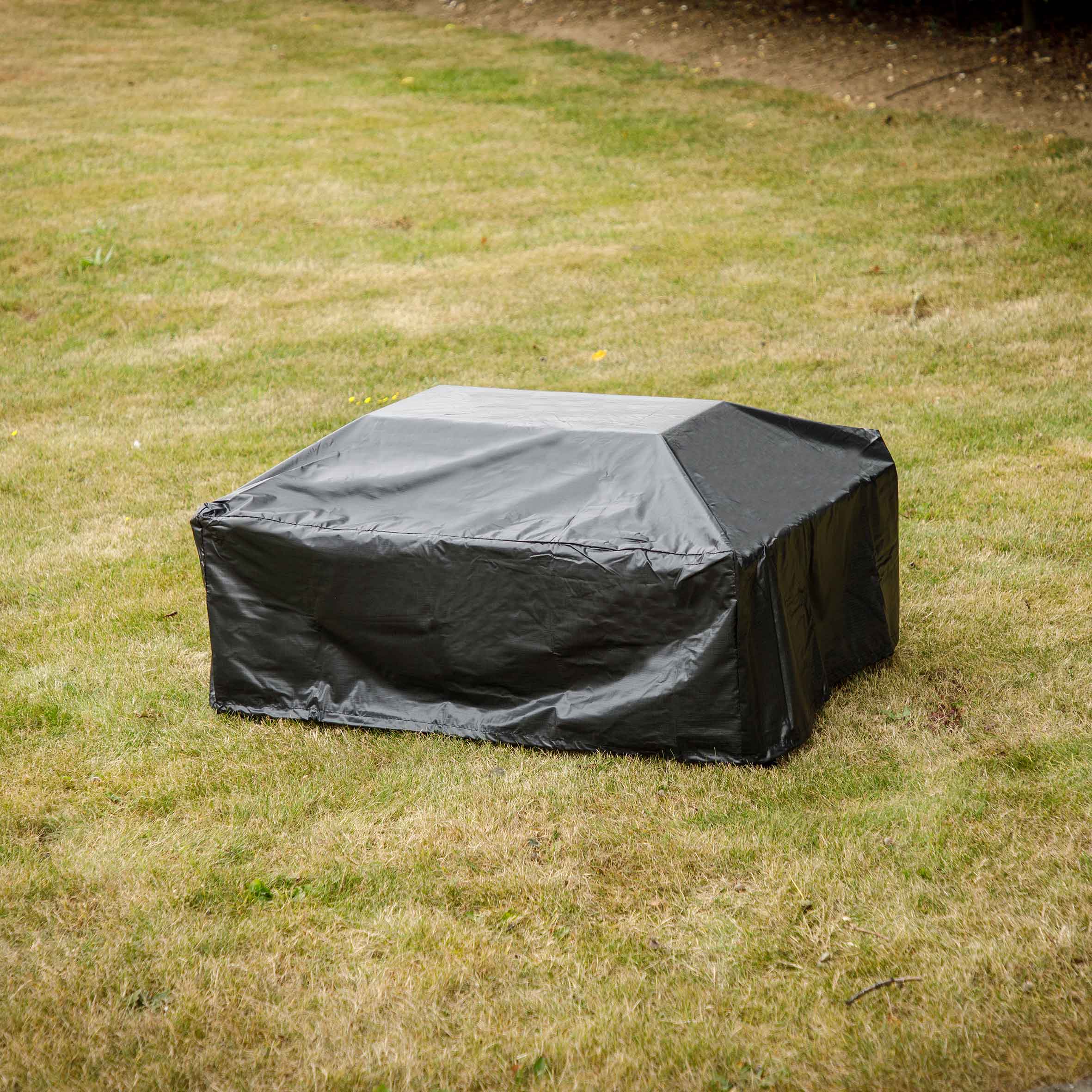 Dellonda DG120 Fire Pit Covers Action shot - in use