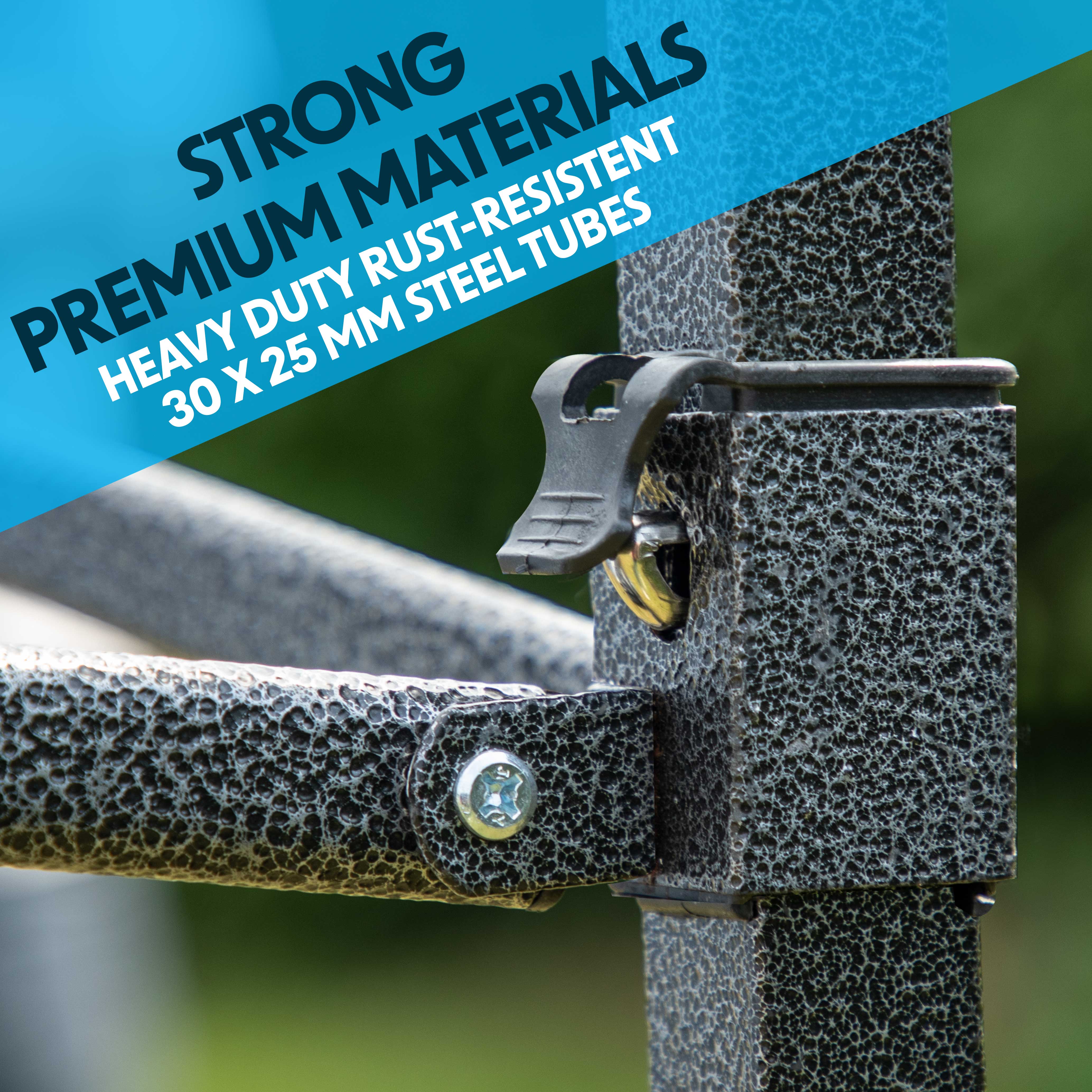 Dellonda DG127 Gazebos Action shot - premium - material