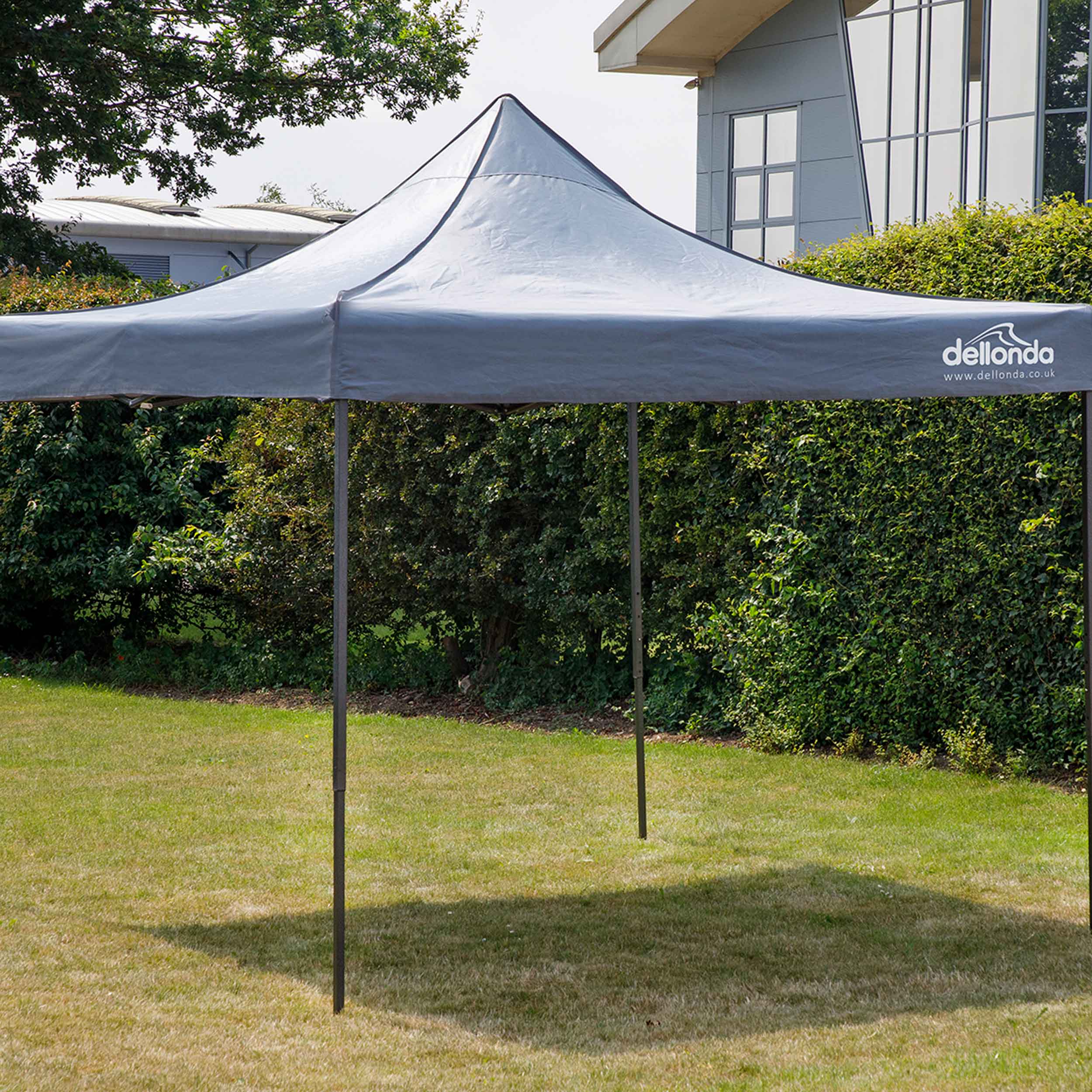 Dellonda DG133 Gazebos Action shot - fully - erect in garden