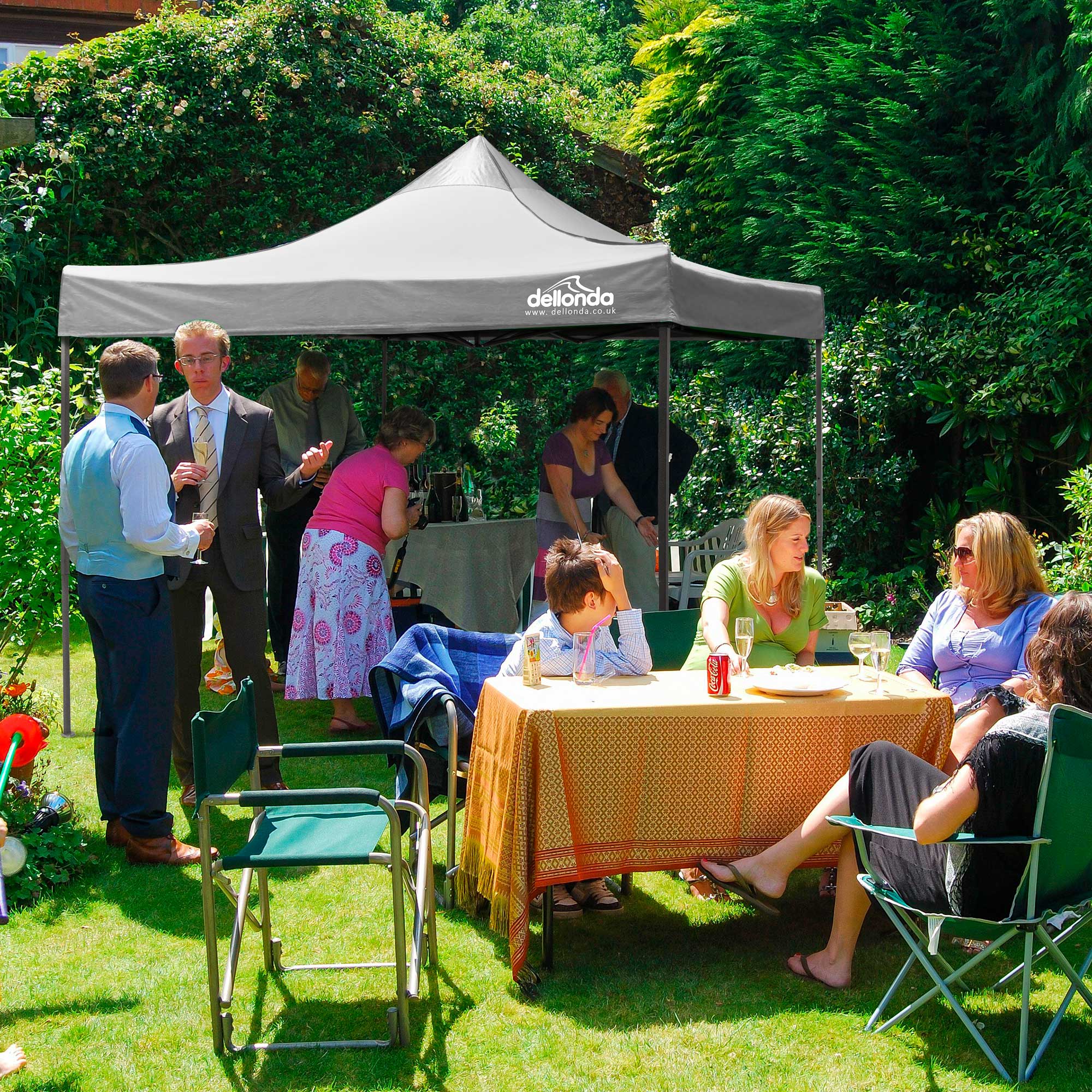 Dellonda DG133 Gazebos Action shot - garden - party