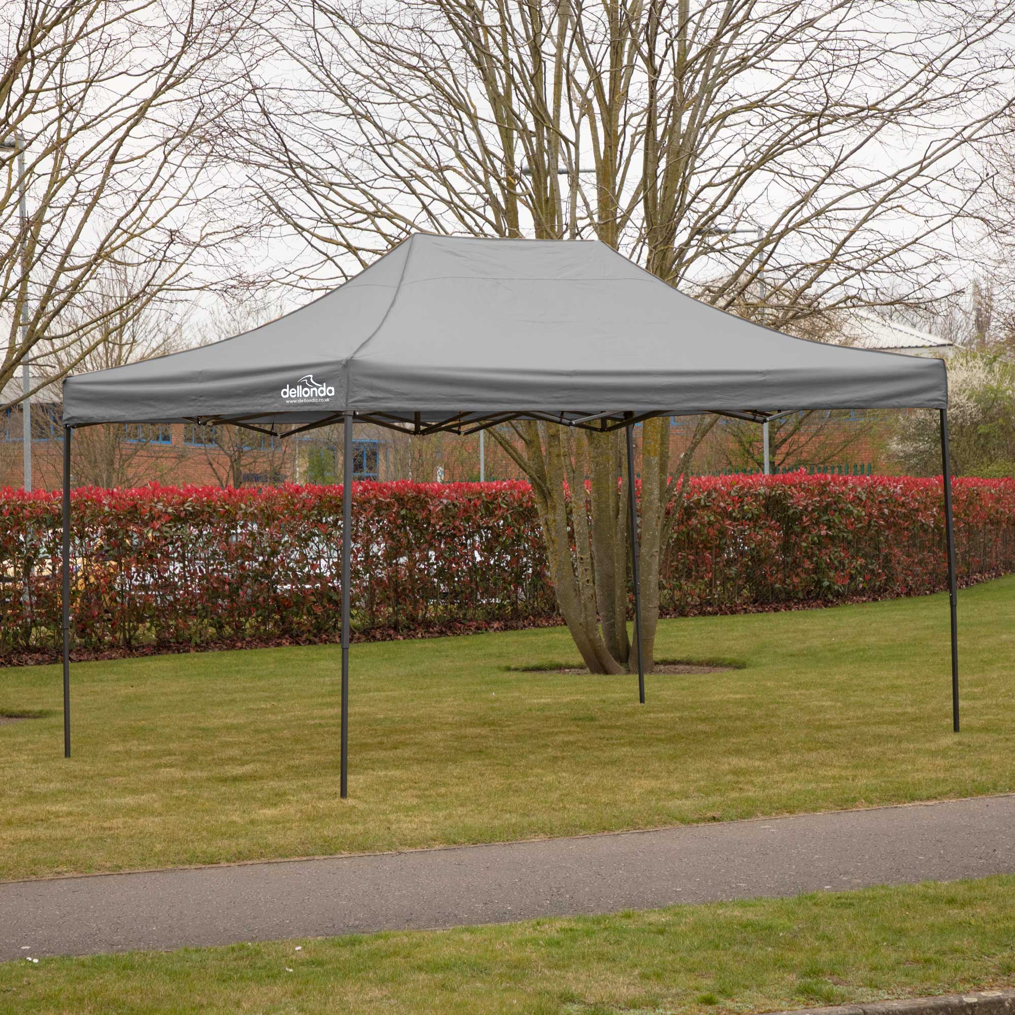 Dellonda DG137 Gazebos Action shot - on grass