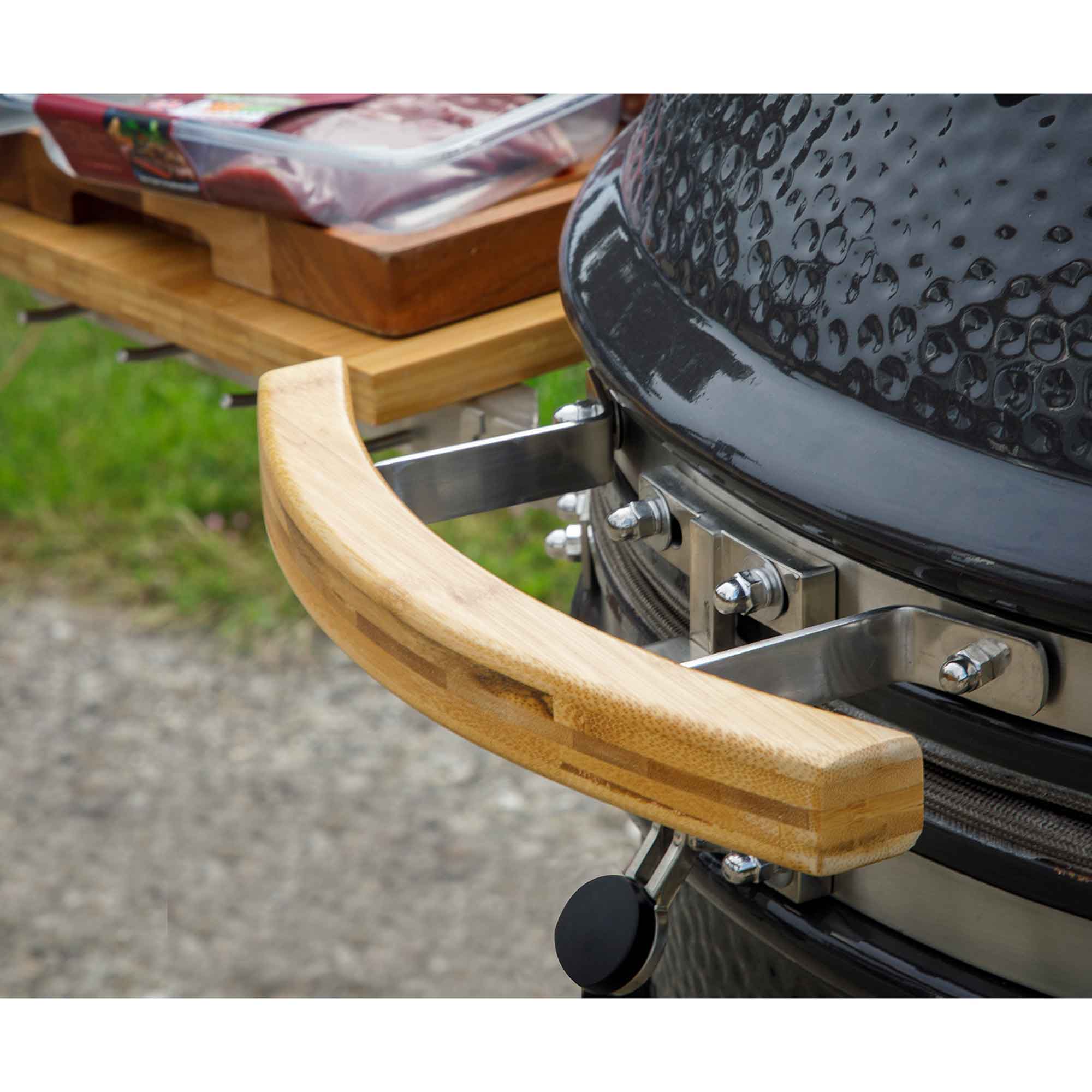 Dellonda DG159 Kamado Grills Action shot - handle