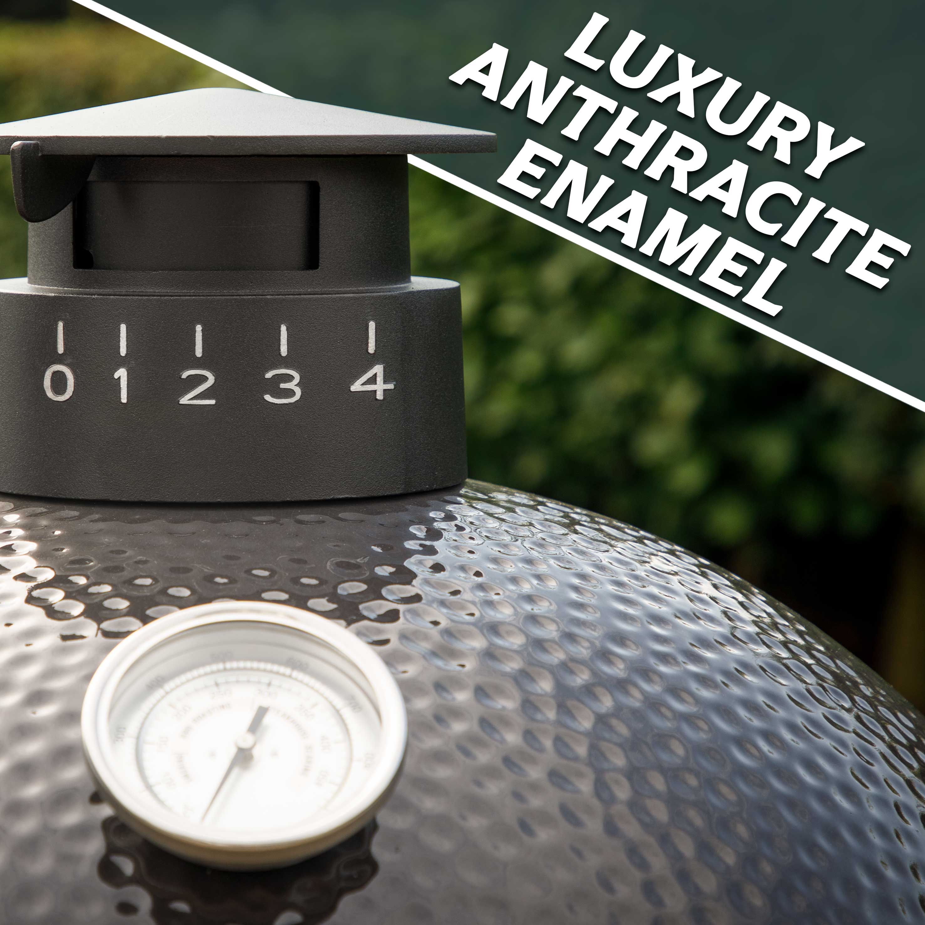 Dellonda DG159 Kamado Grills Action shot - high - quality - finish