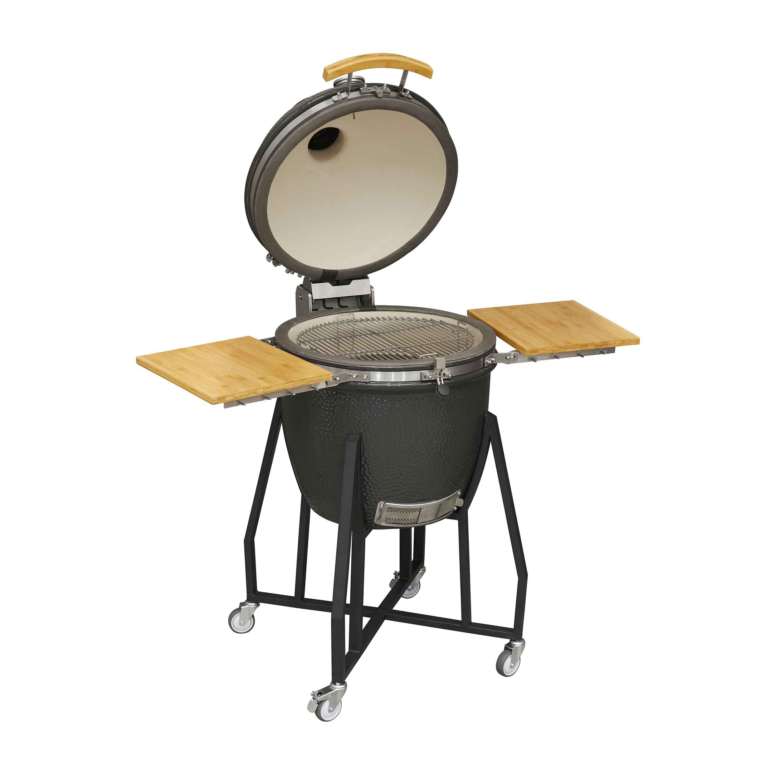 Dellonda DG159 Kamado Grills Open