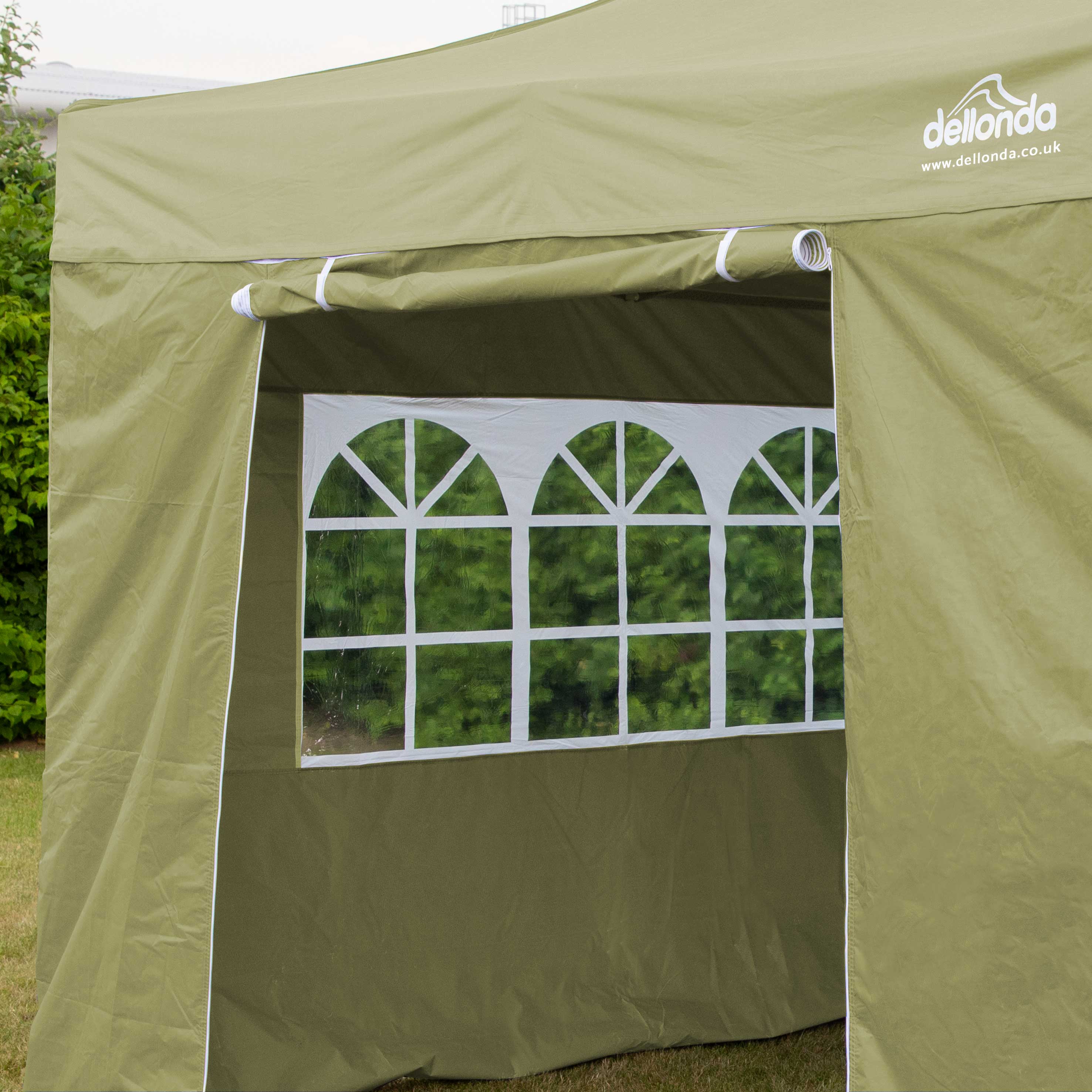 Dellonda DG160 Gazebos Action shot - window - close