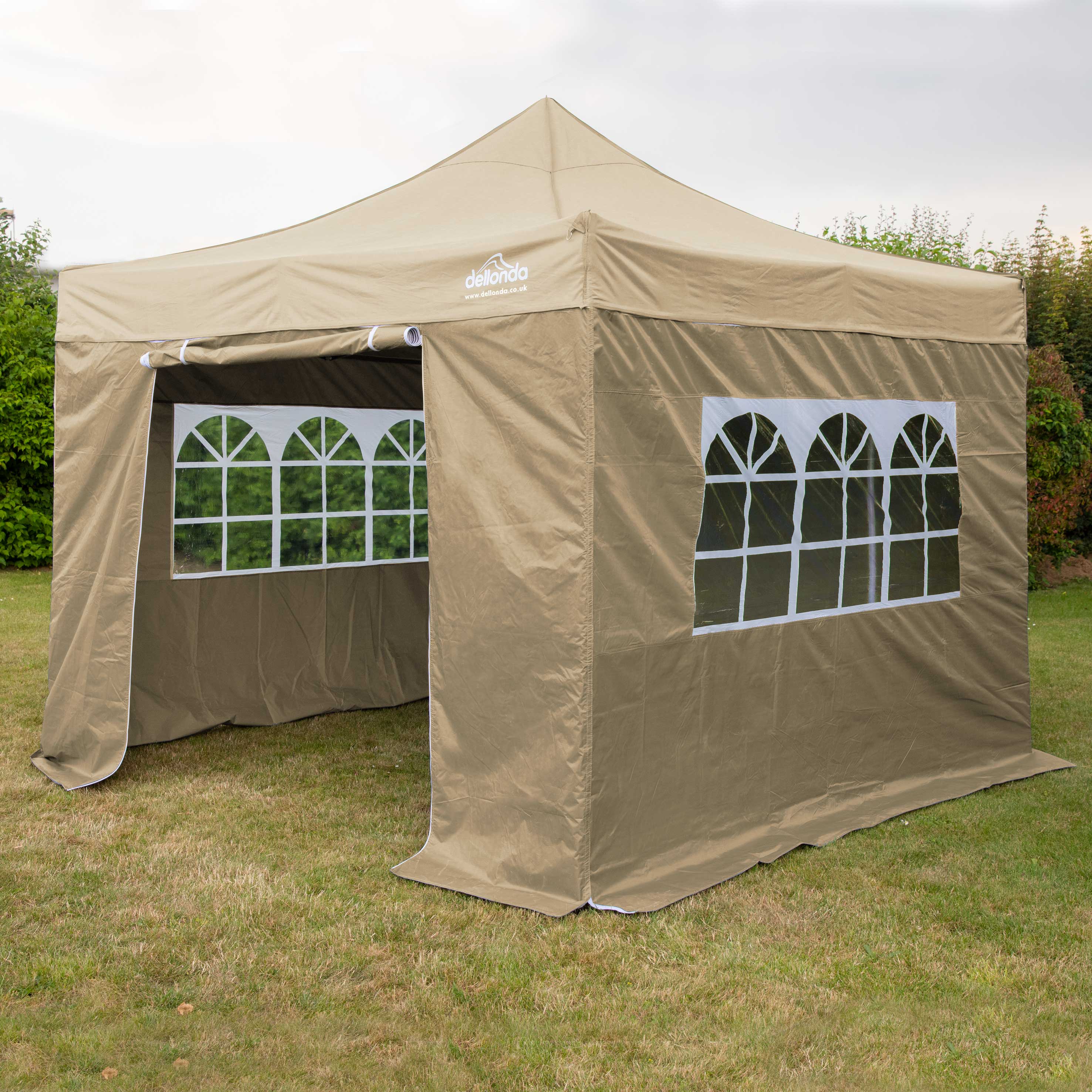 Dellonda DG164 Gazebos Action shot - in garden - 2nd perspective
