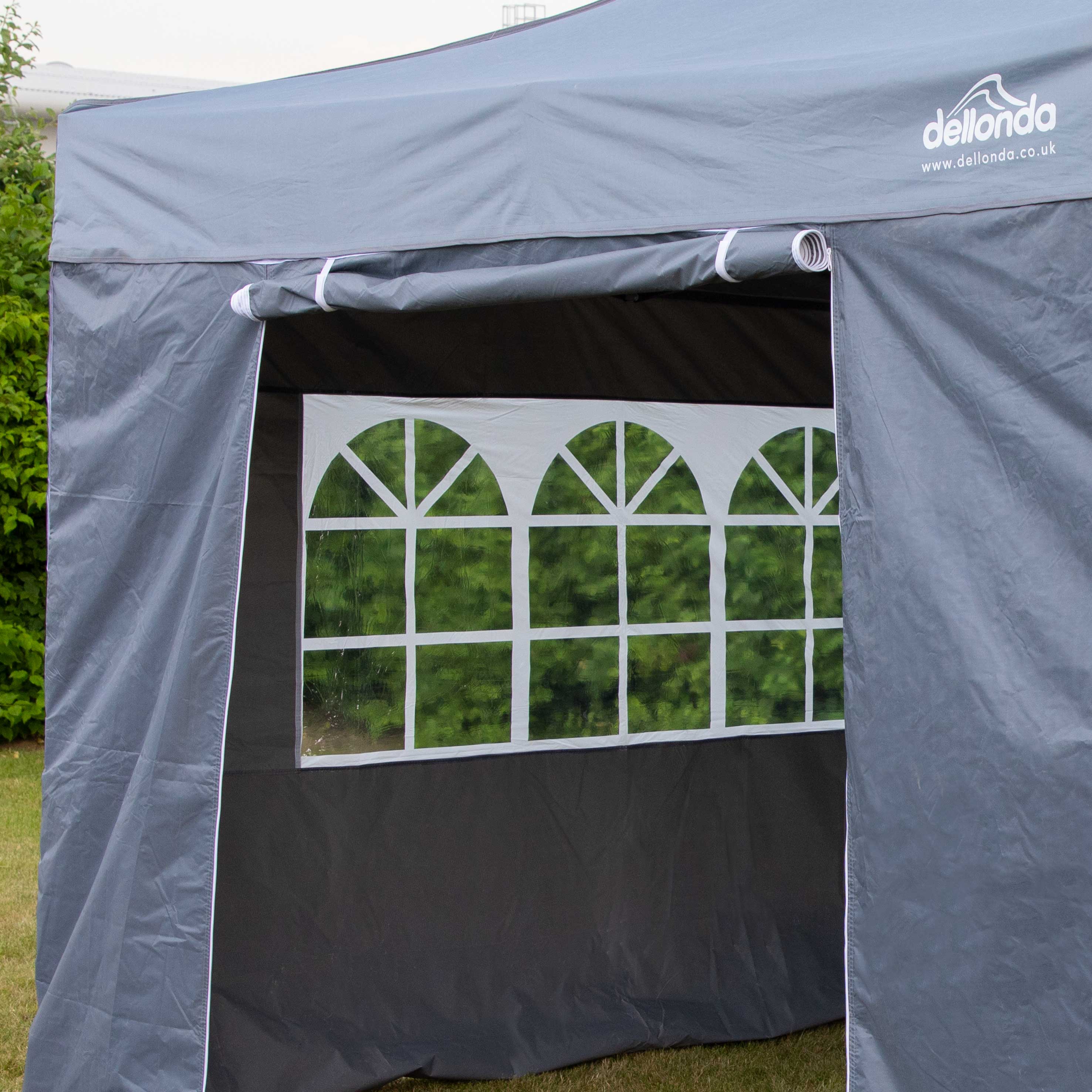 Dellonda DG167 Gazebos Action shot - window - close