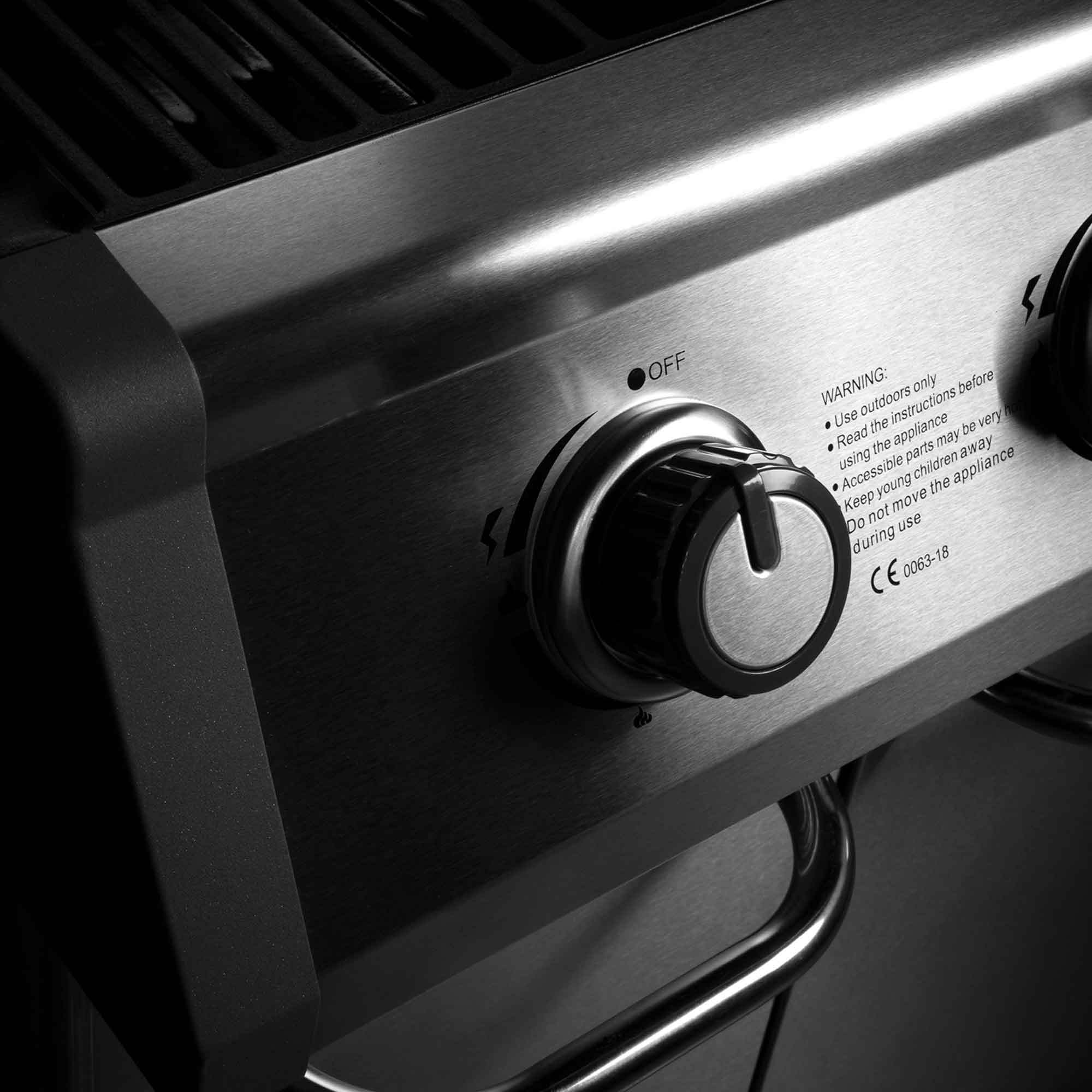 Dellonda DG16 Barbecues Action shot - warning
