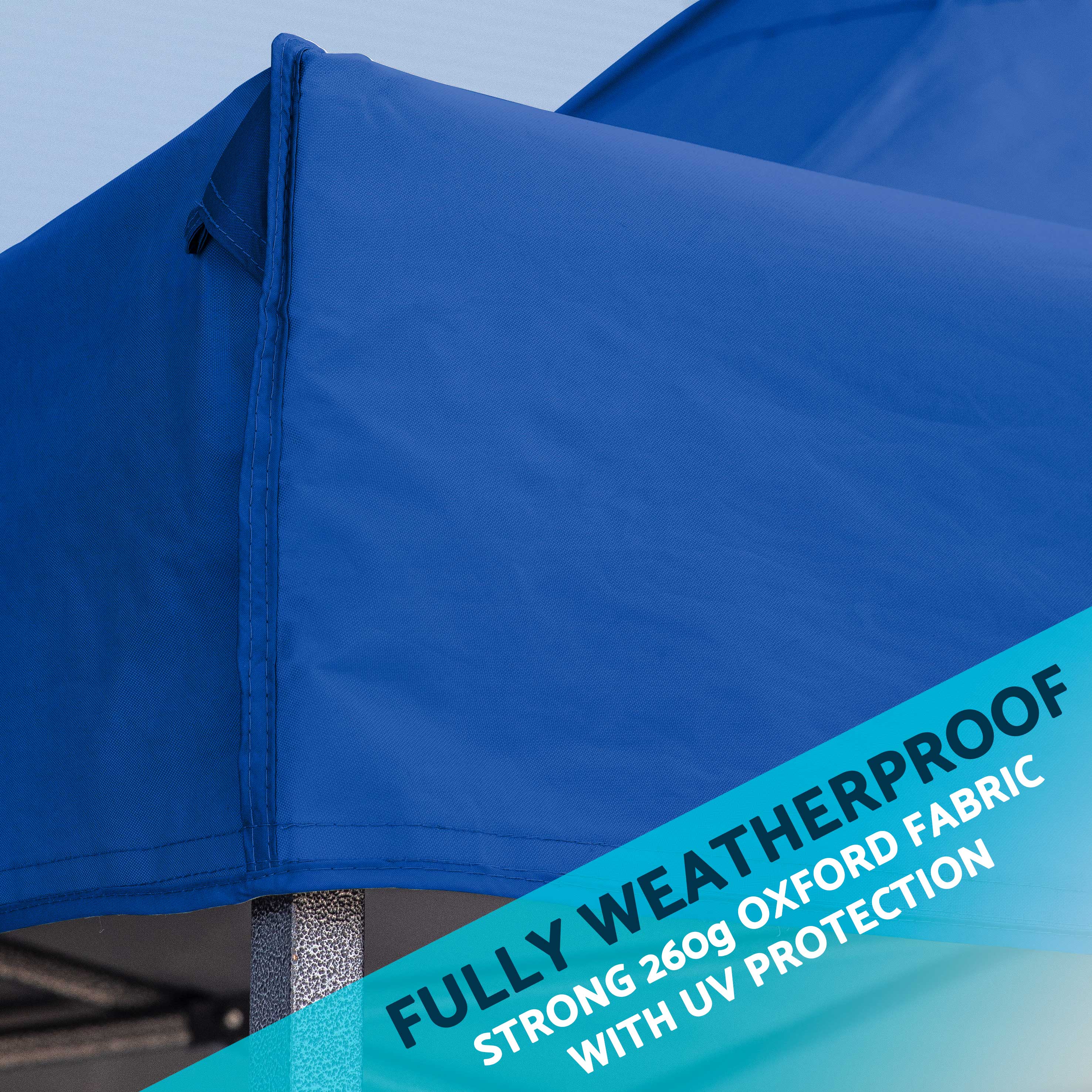 Dellonda DG173 Gazebos Action shot - fully - weatherproof