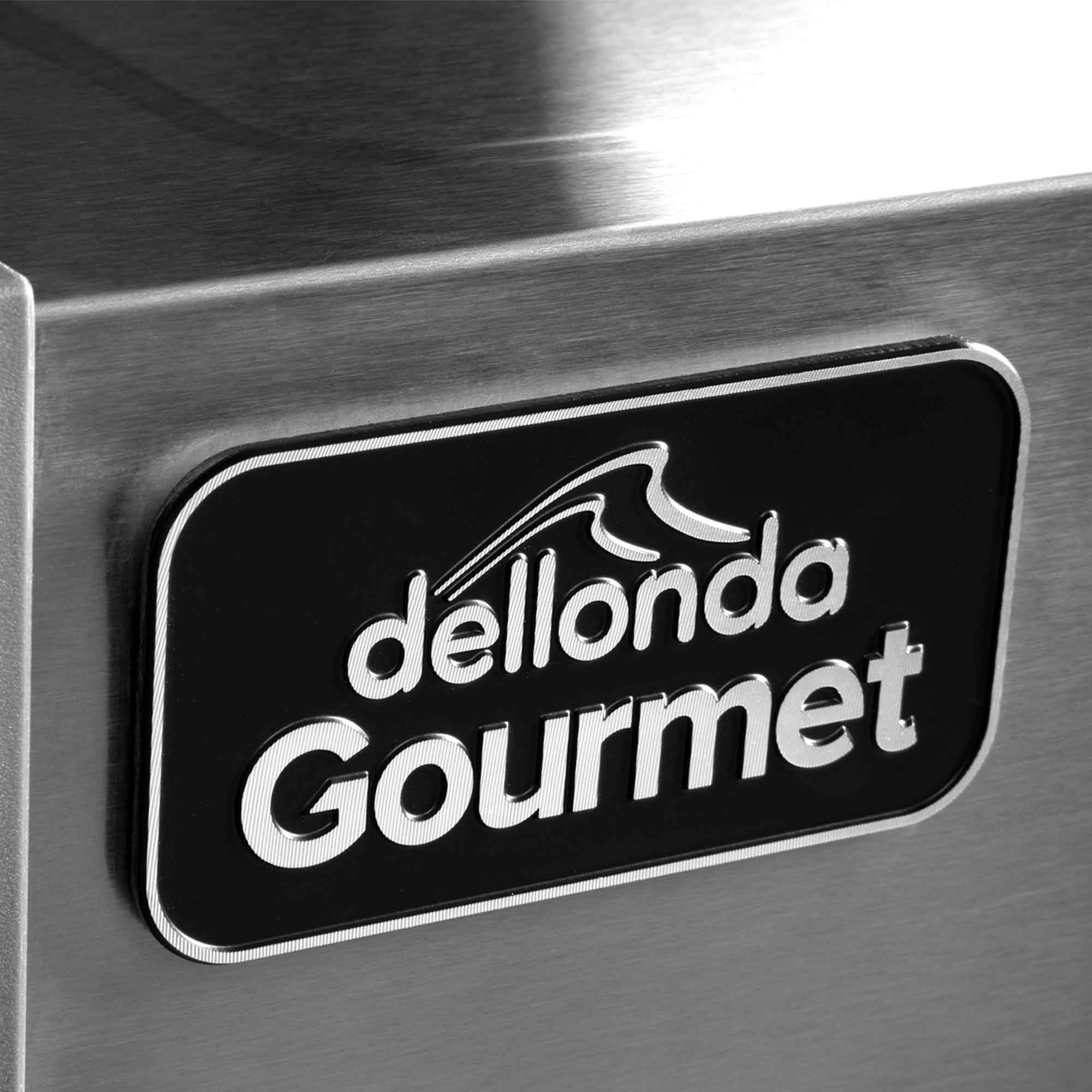 Dellonda DG17 Barbecues Action shot - gourmet - logo