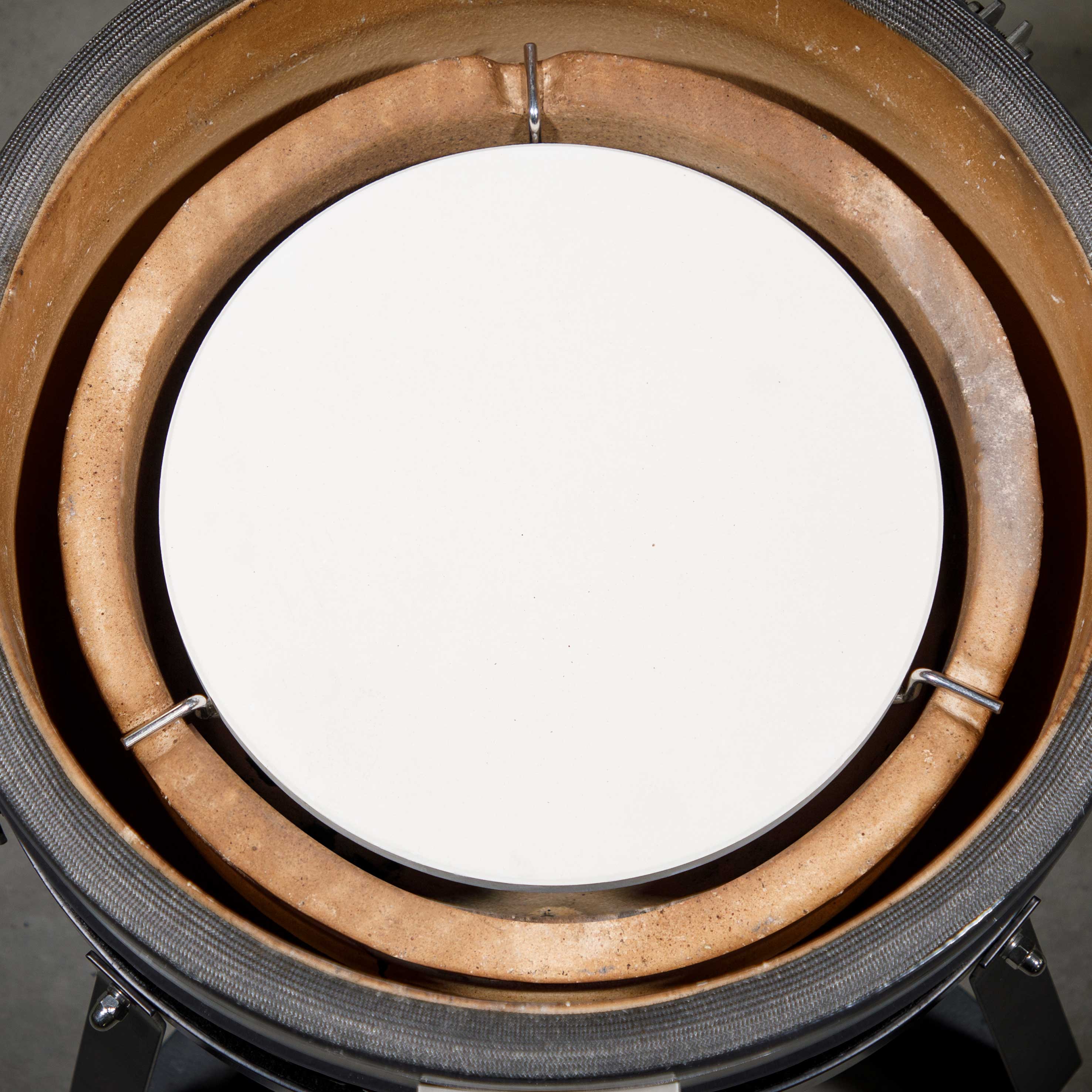 Dellonda DG186 Kamado Accessories Action shot - birds - eye - view