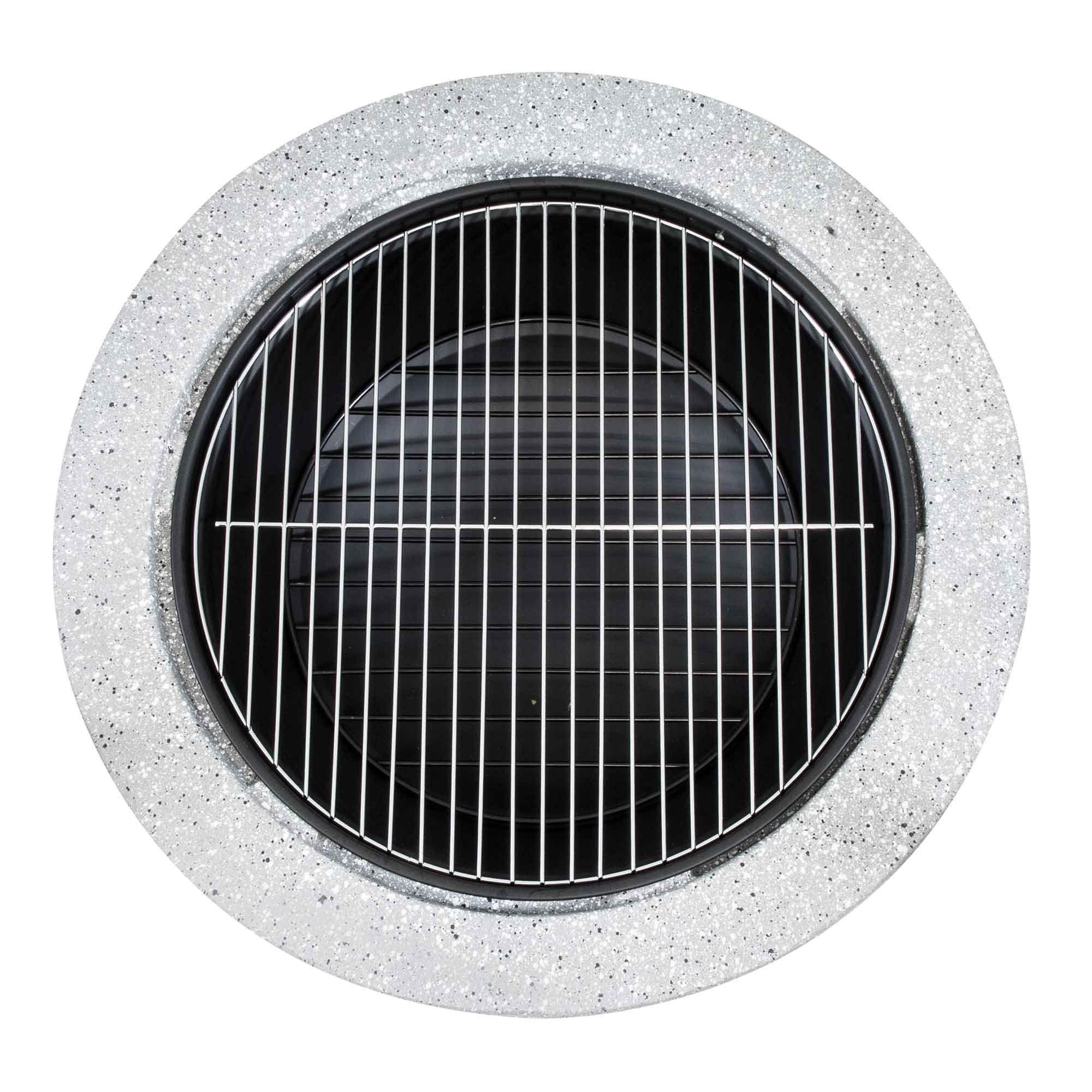 Dellonda DG190 Fire Pits Top - view - with grill