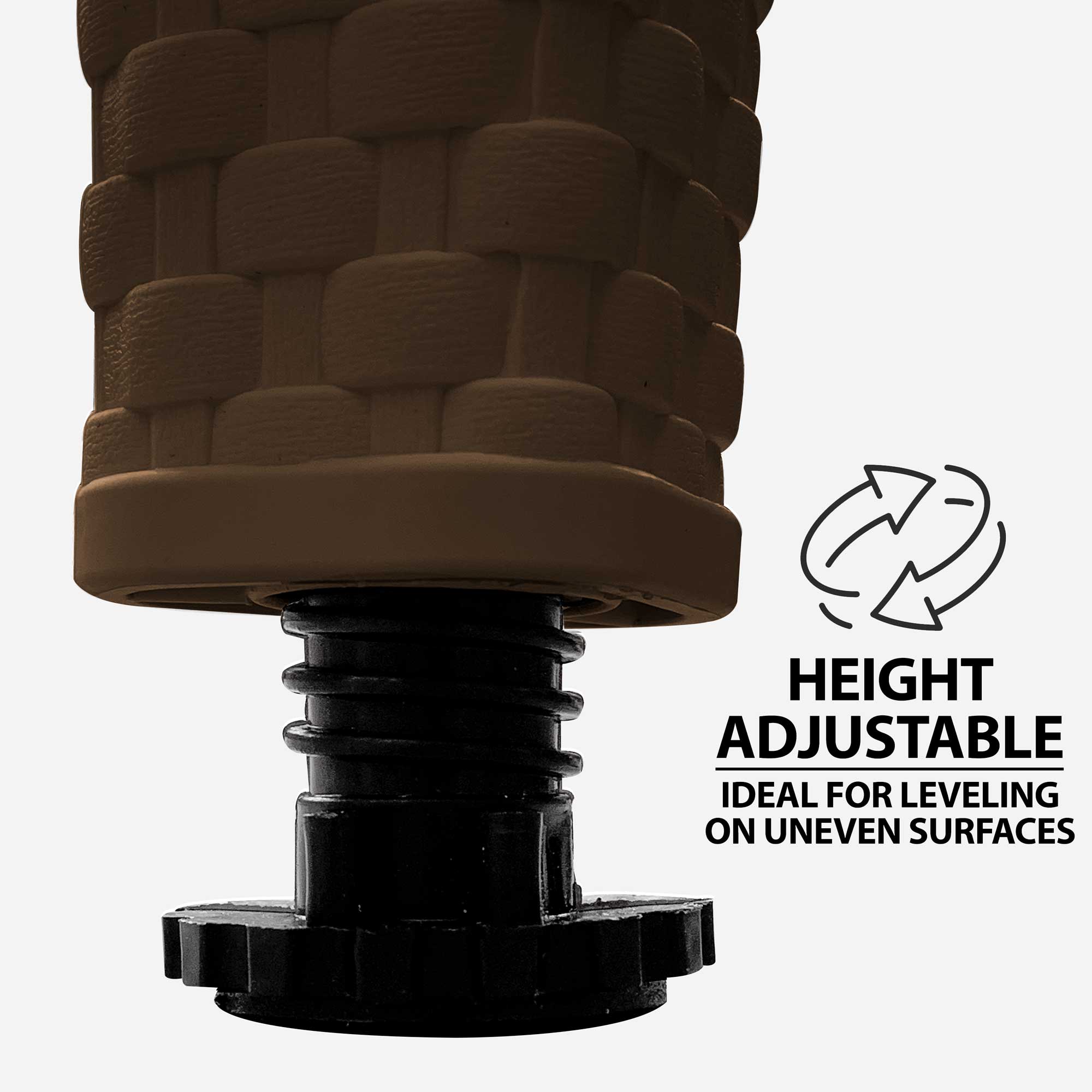 Dellonda DG206 Dining Tables Action shot - height - adjustable