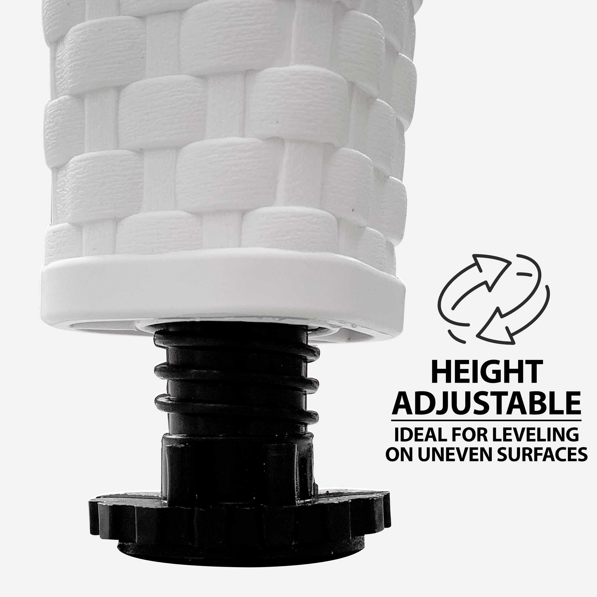 Dellonda DG208 Dining Tables Action shot - height - adjustable