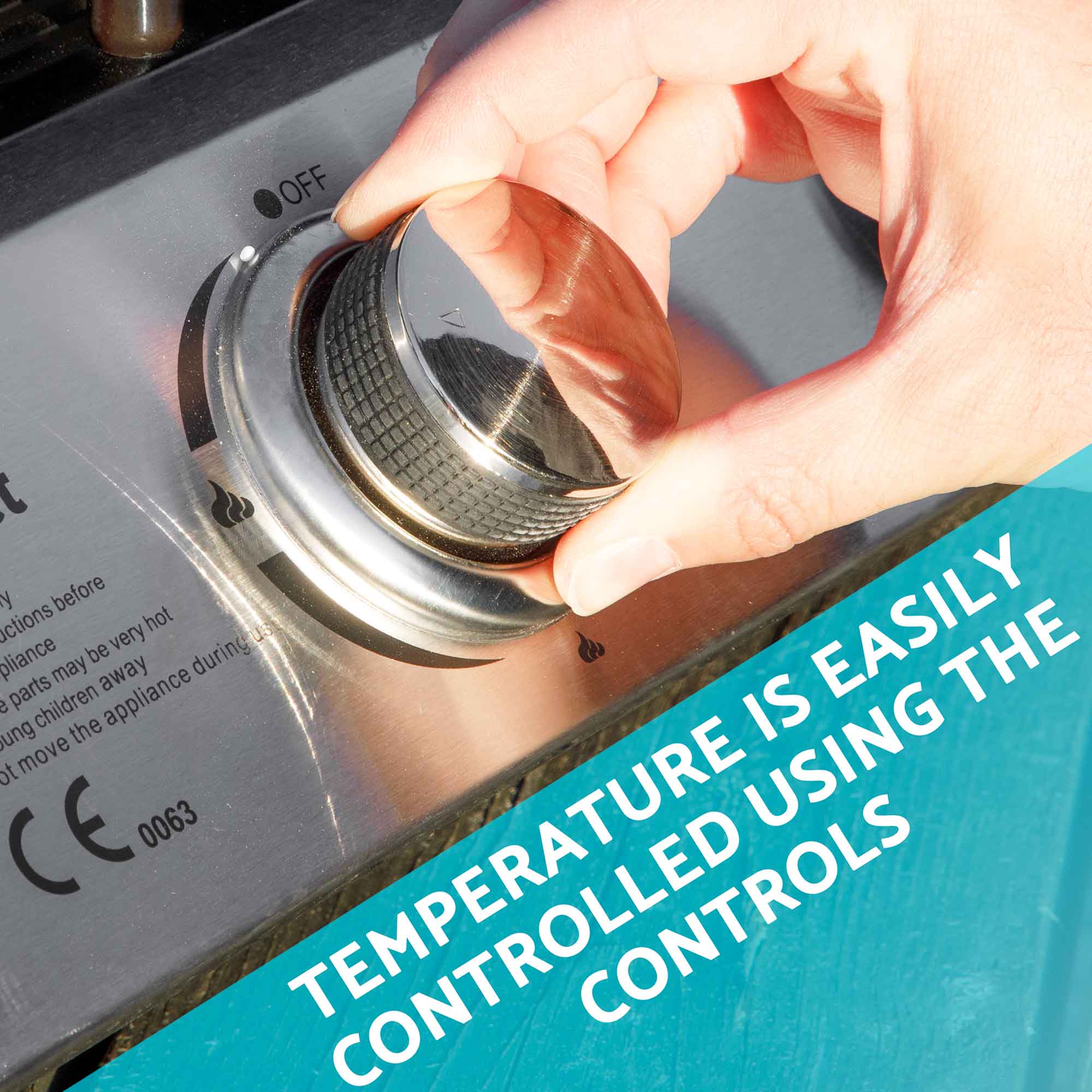 Dellonda DG21 Plancha Grills Gas - plancha - camping - outdoor - garden - bbq - 24