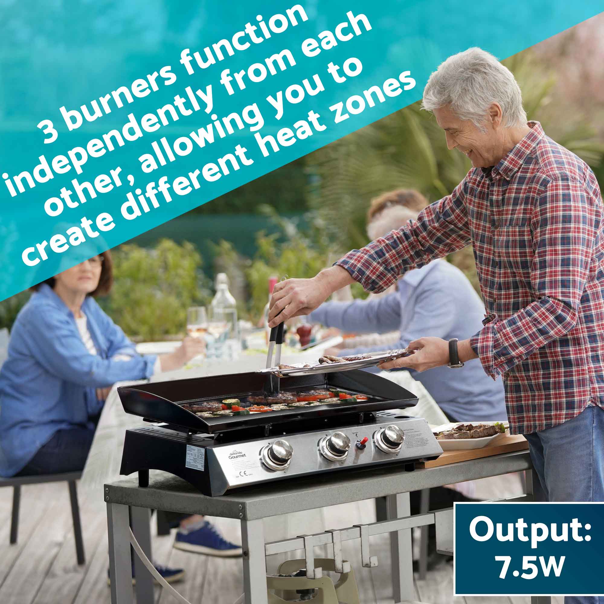 Dellonda DG22 Plancha Grills Gas - plancha - camping - outdoor - garden - bbq - 21