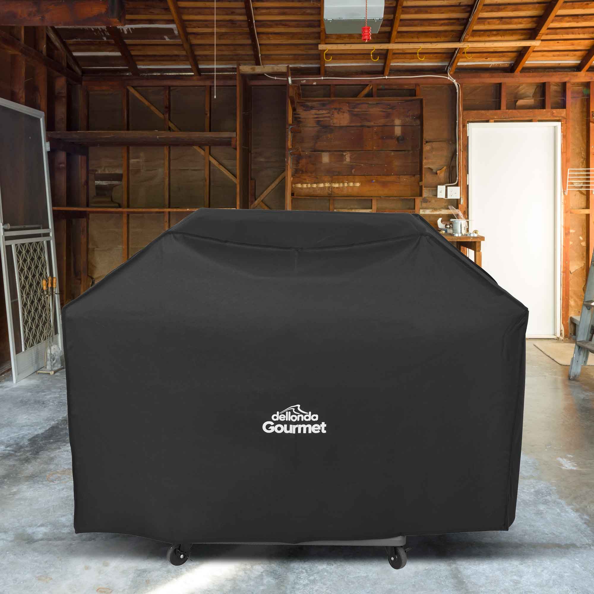 Dellonda DG25 Barbecue Covers Action shot - in garage