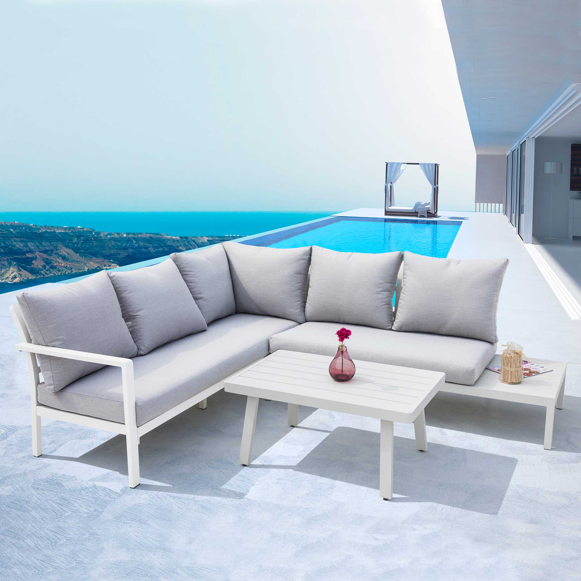 Dellonda DG53 Outdoor Furniture Action shot - lifestyle - shot - 2nd perspective