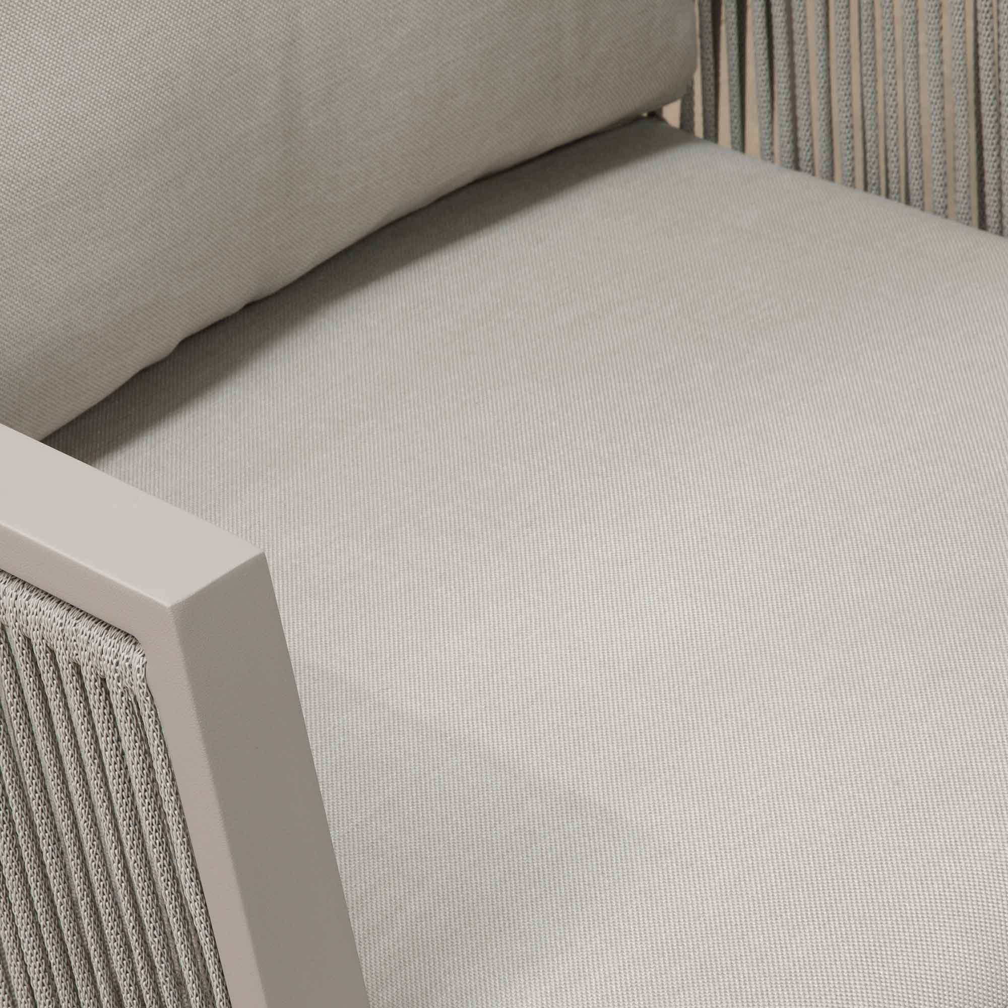 Dellonda DG56 Outdoor Sofas Action shot - close - material