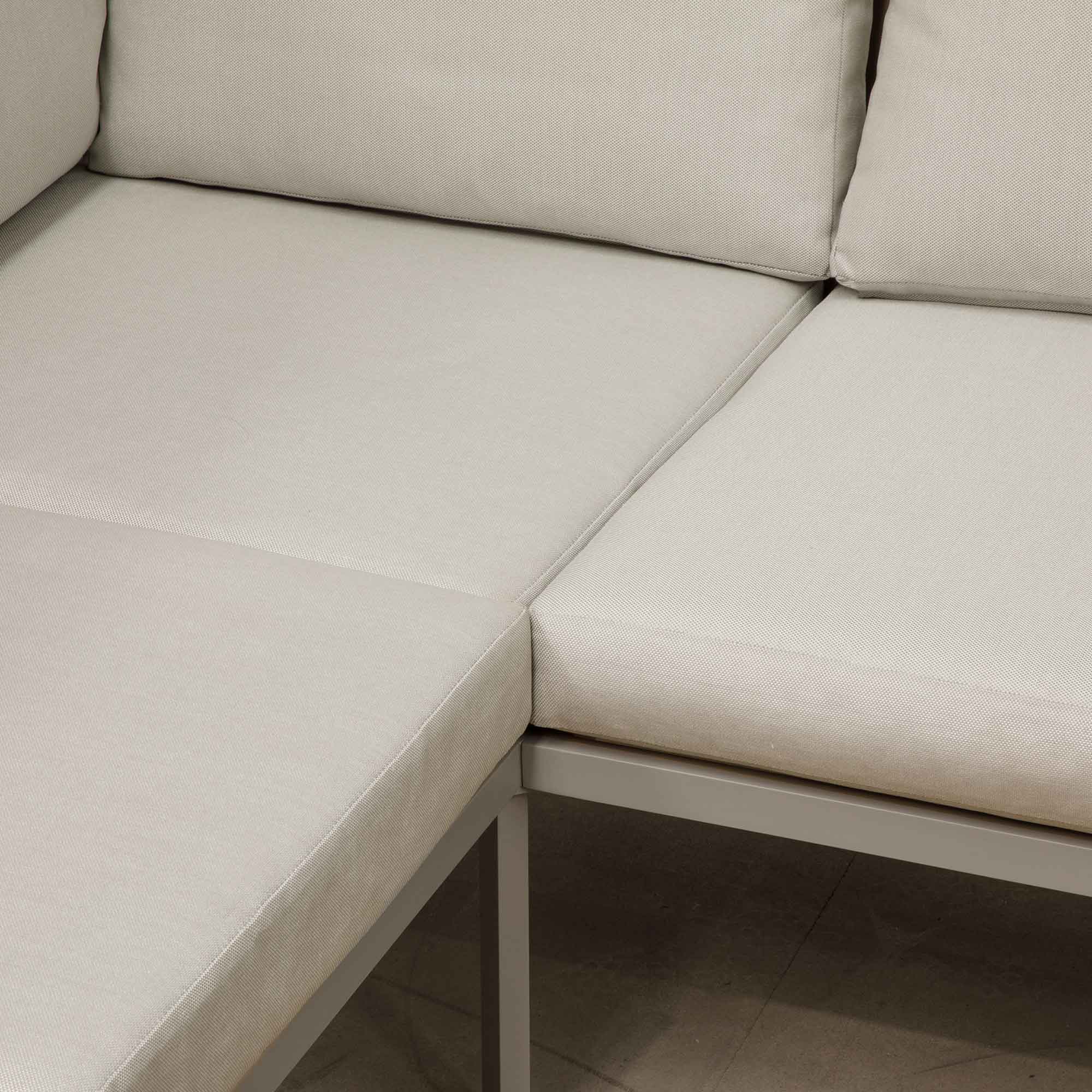 Dellonda DG57 Outdoor Sofas Action shot - corner - close