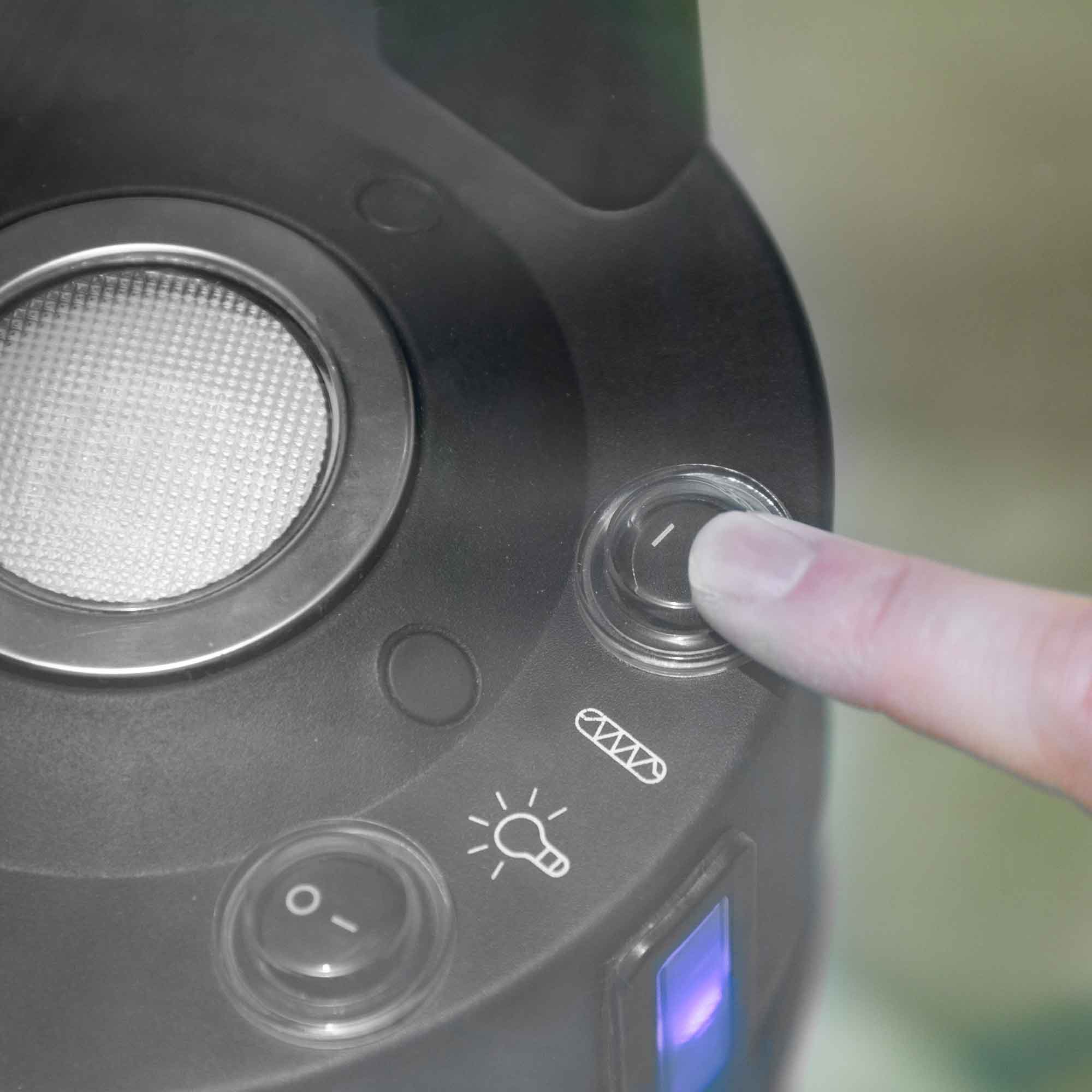 Dellonda DG62 Patio Heater Tables Action shot - sensor - switch