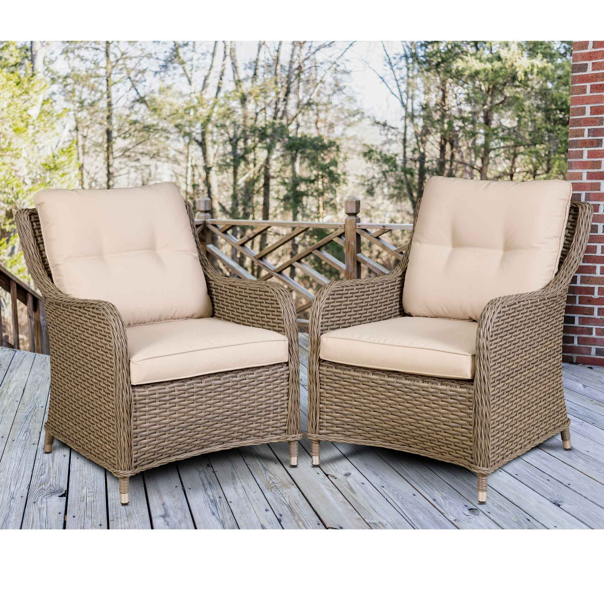Dellonda DG69 Loungers Action shot - on balcony
