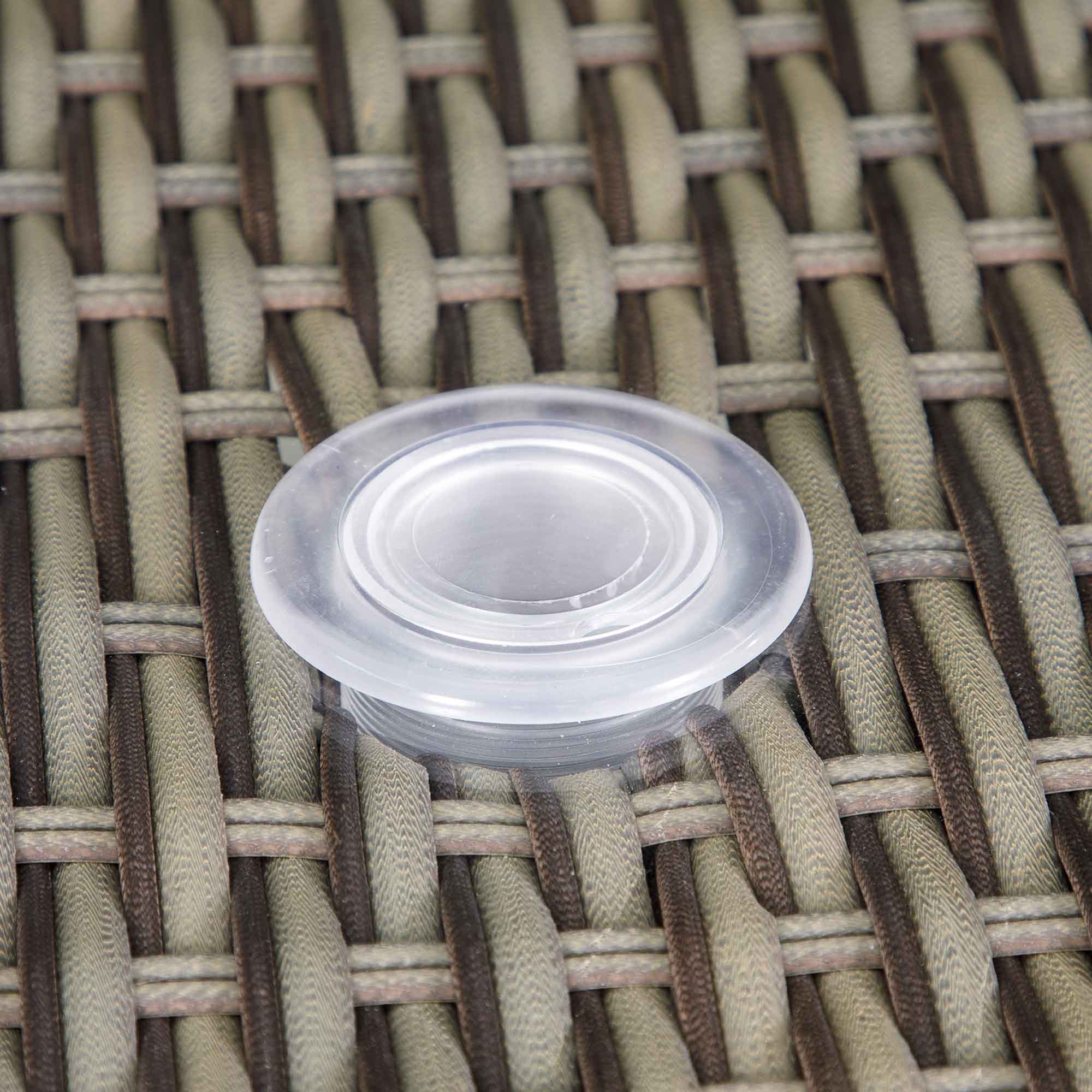 Dellonda DG85 Dining Sets Action shot - parasol - hole