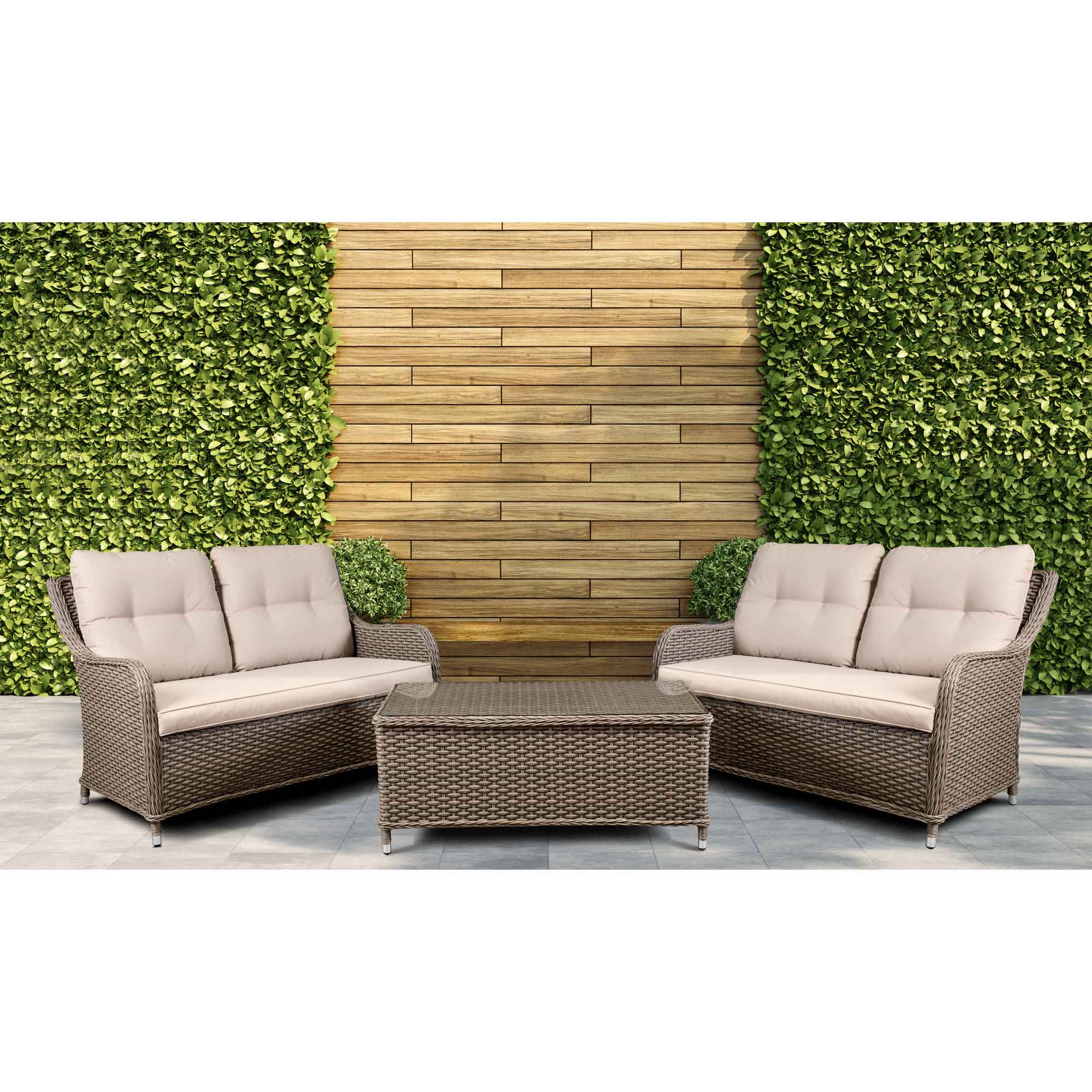 Dellonda DG88 Outdoor Sofas Action shot - on patio