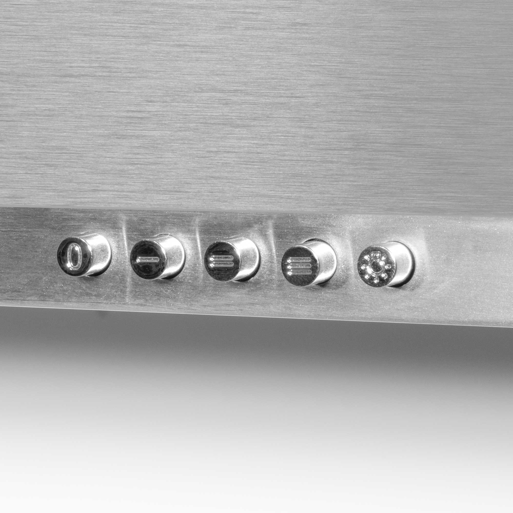 Baridi DH126 Extractor Hoods Action shot - buttons - close