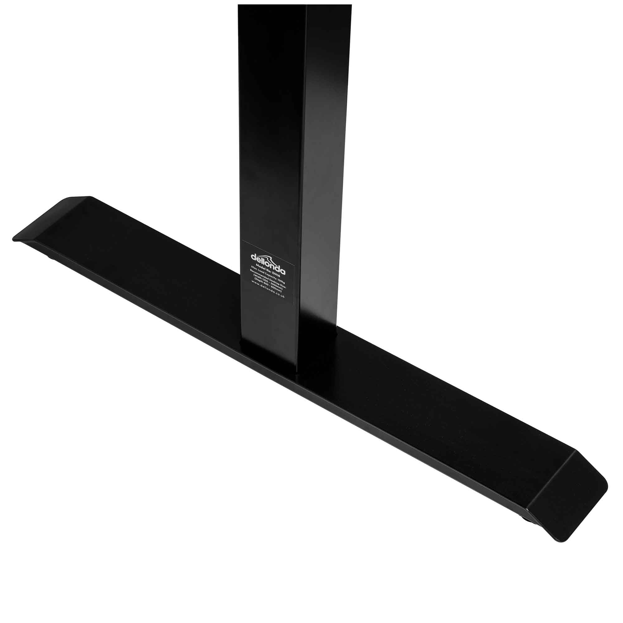 Dellonda DH16 Adjustable Desk Action shot - leg