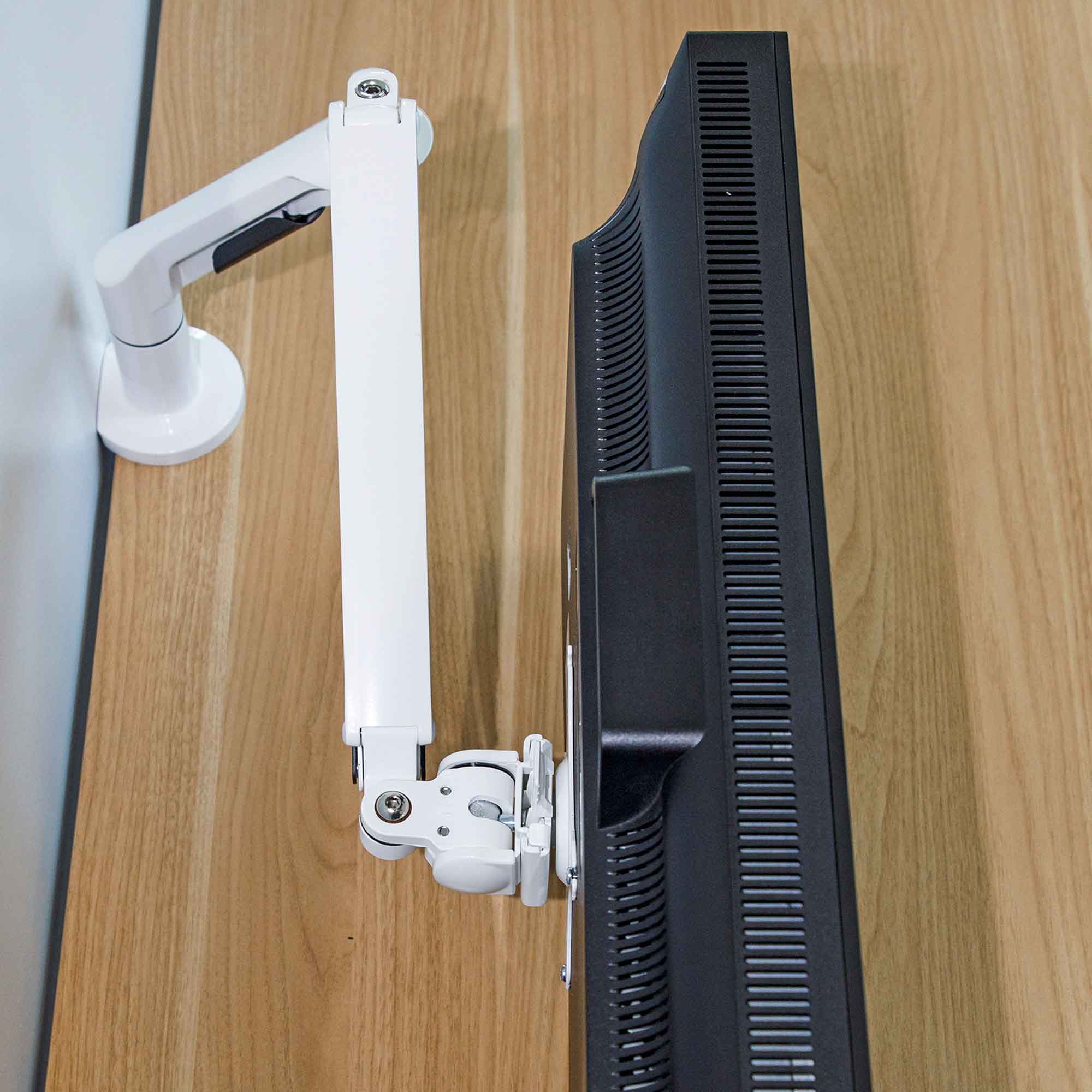 Dellonda DH26 Monitor Arms Action shot - articulating - arm