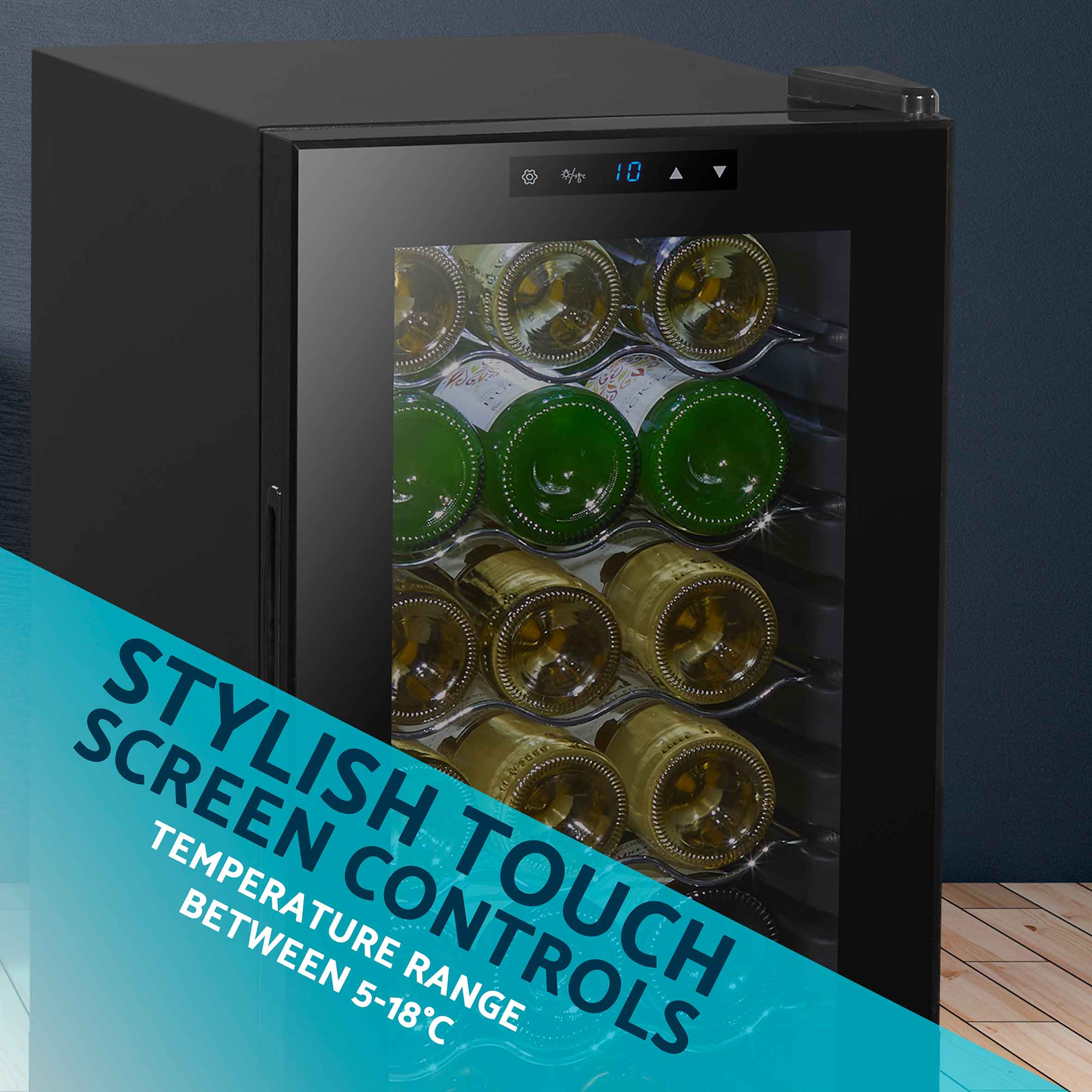 Baridi DH6 Wine Fridges 18 - bottle - wine - fridge - cooler - 3