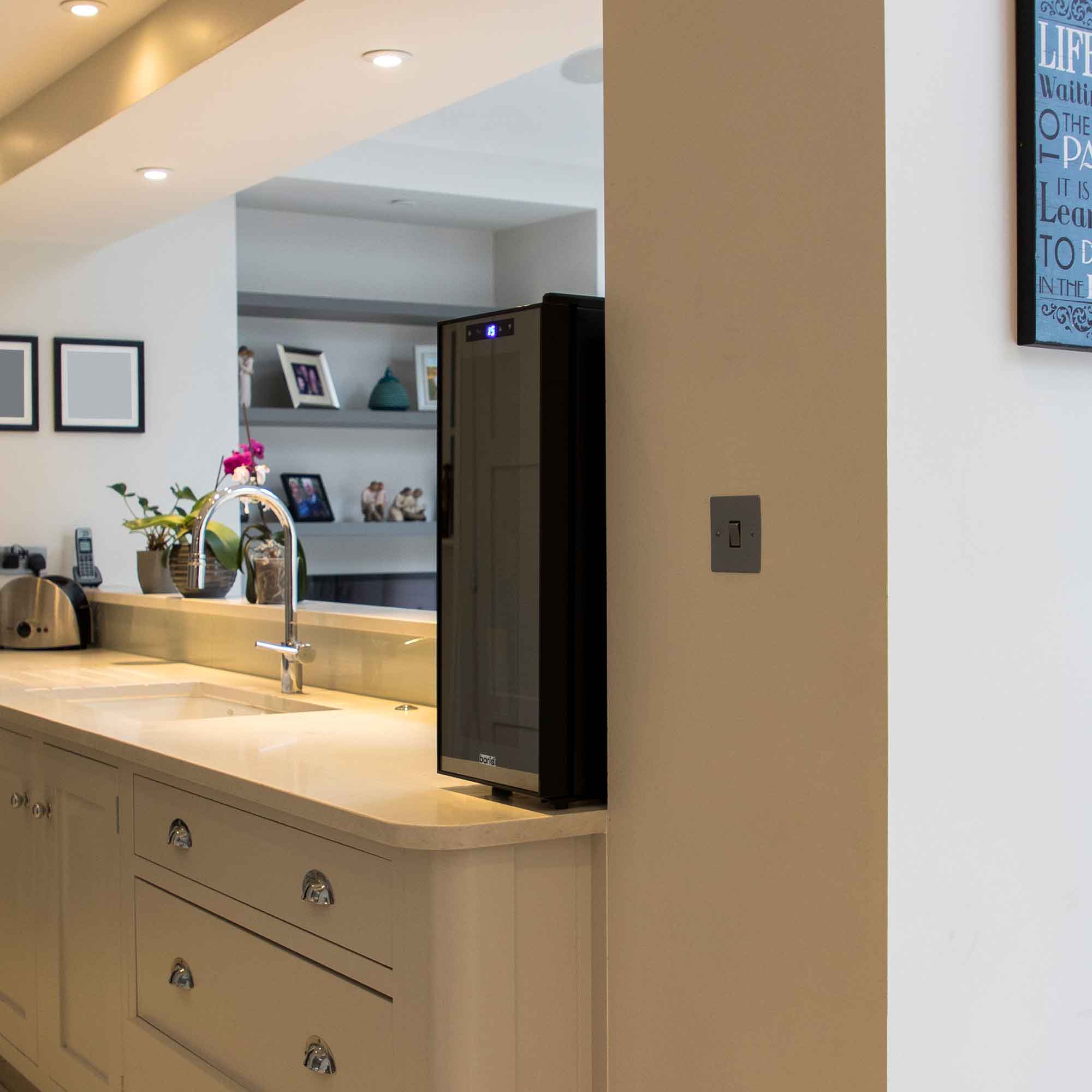 Baridi DH73 Wine Fridges Action shot - in situ - 3rd perspective