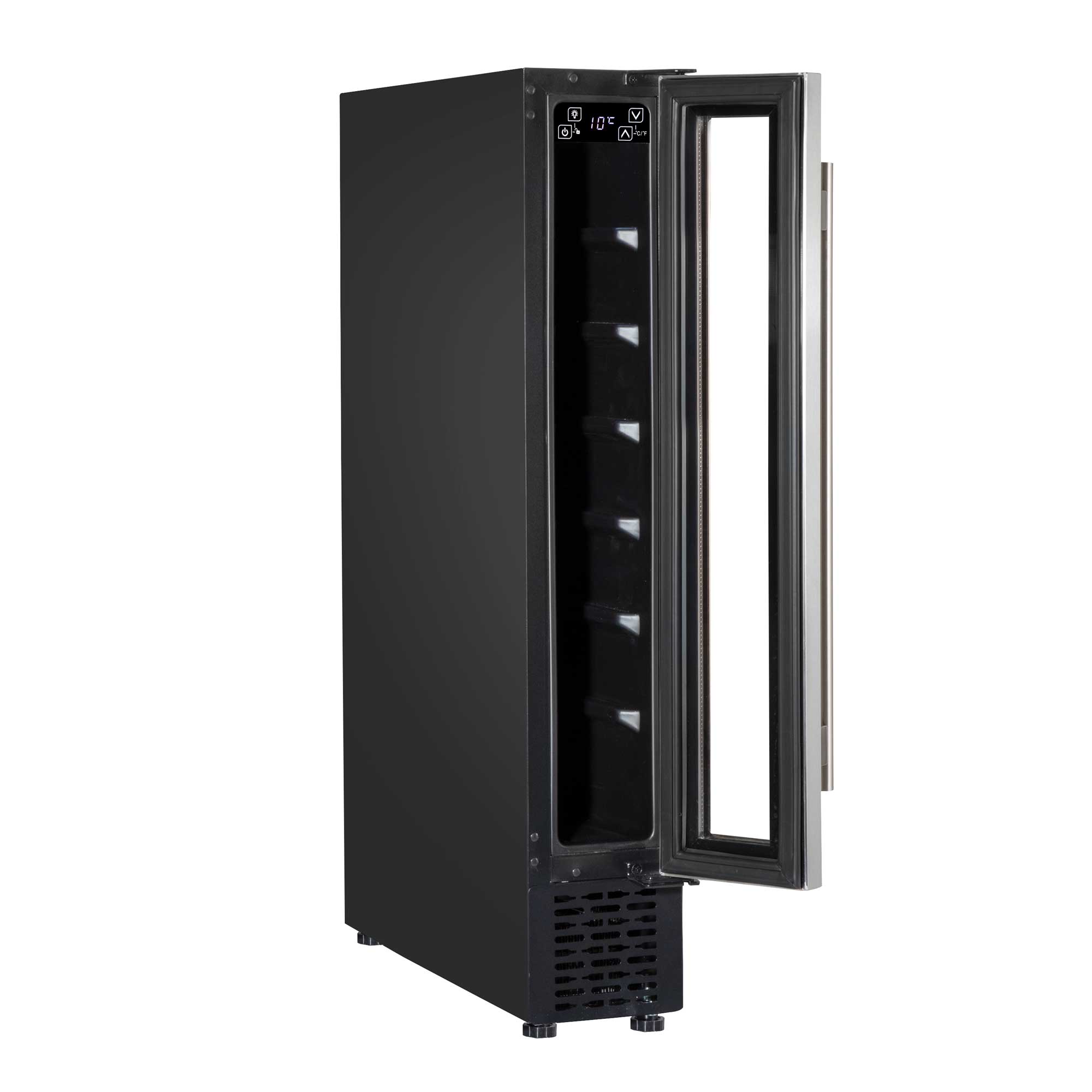 Baridi DH77 Wine Fridges Open - empty