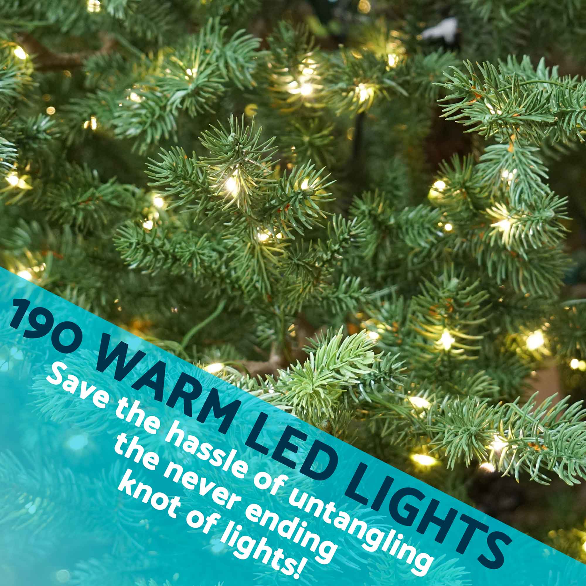 Dellonda DH80 Christmas Trees Action shot - pre - lit