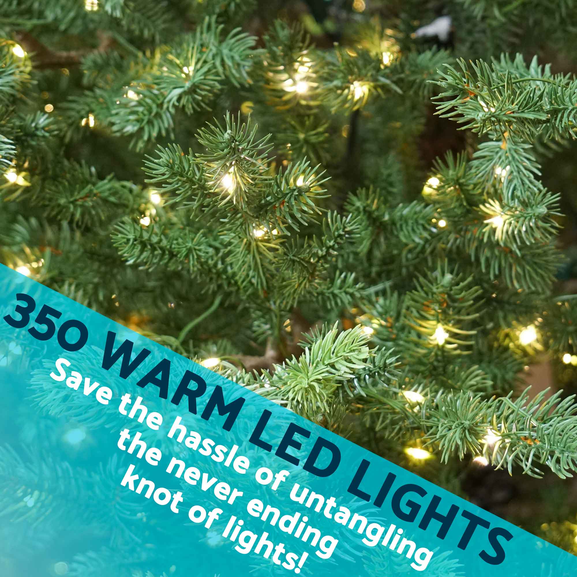 Dellonda DH82 Christmas Trees Action shot - pre - lit