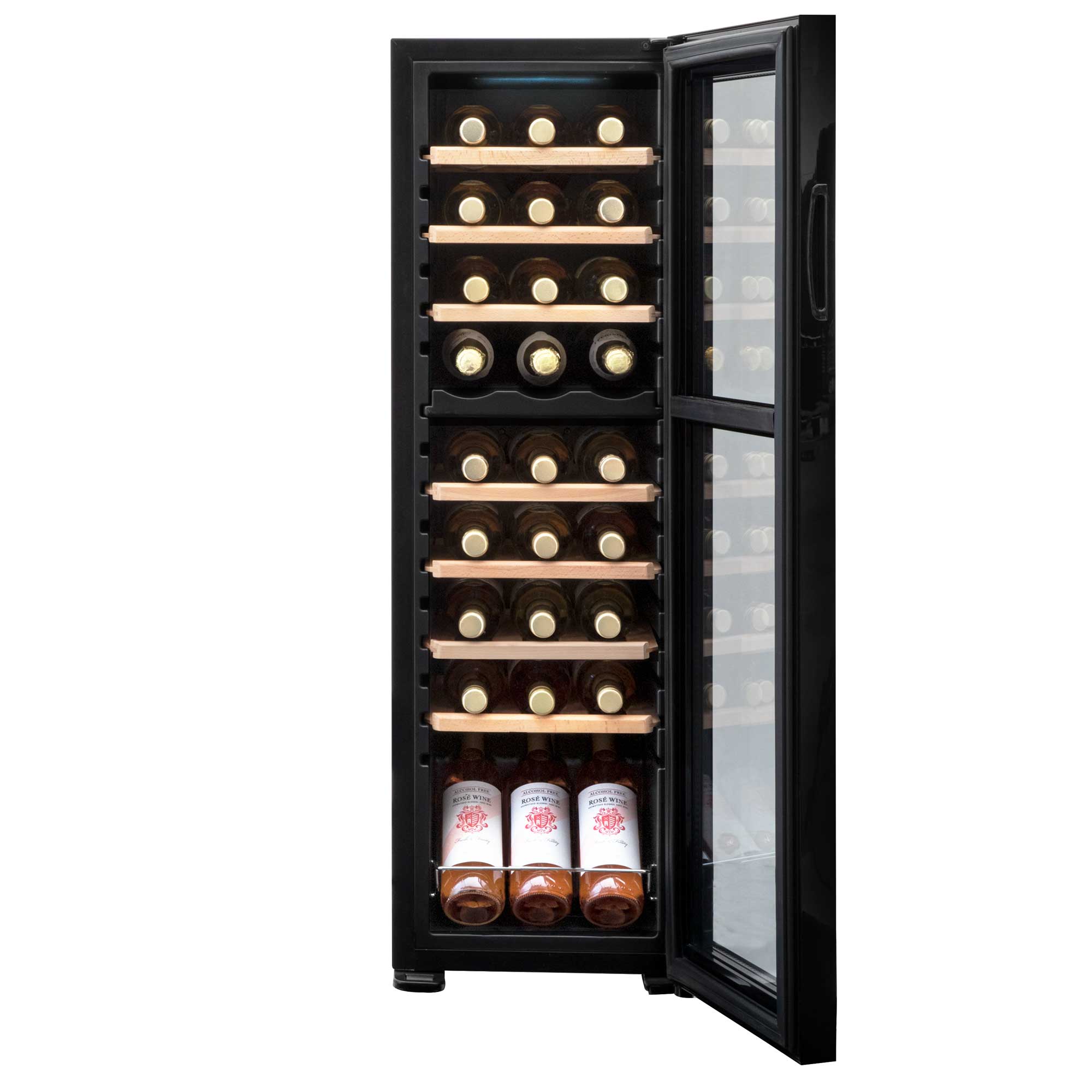 Baridi DH90 Wine Fridges Straight on - open