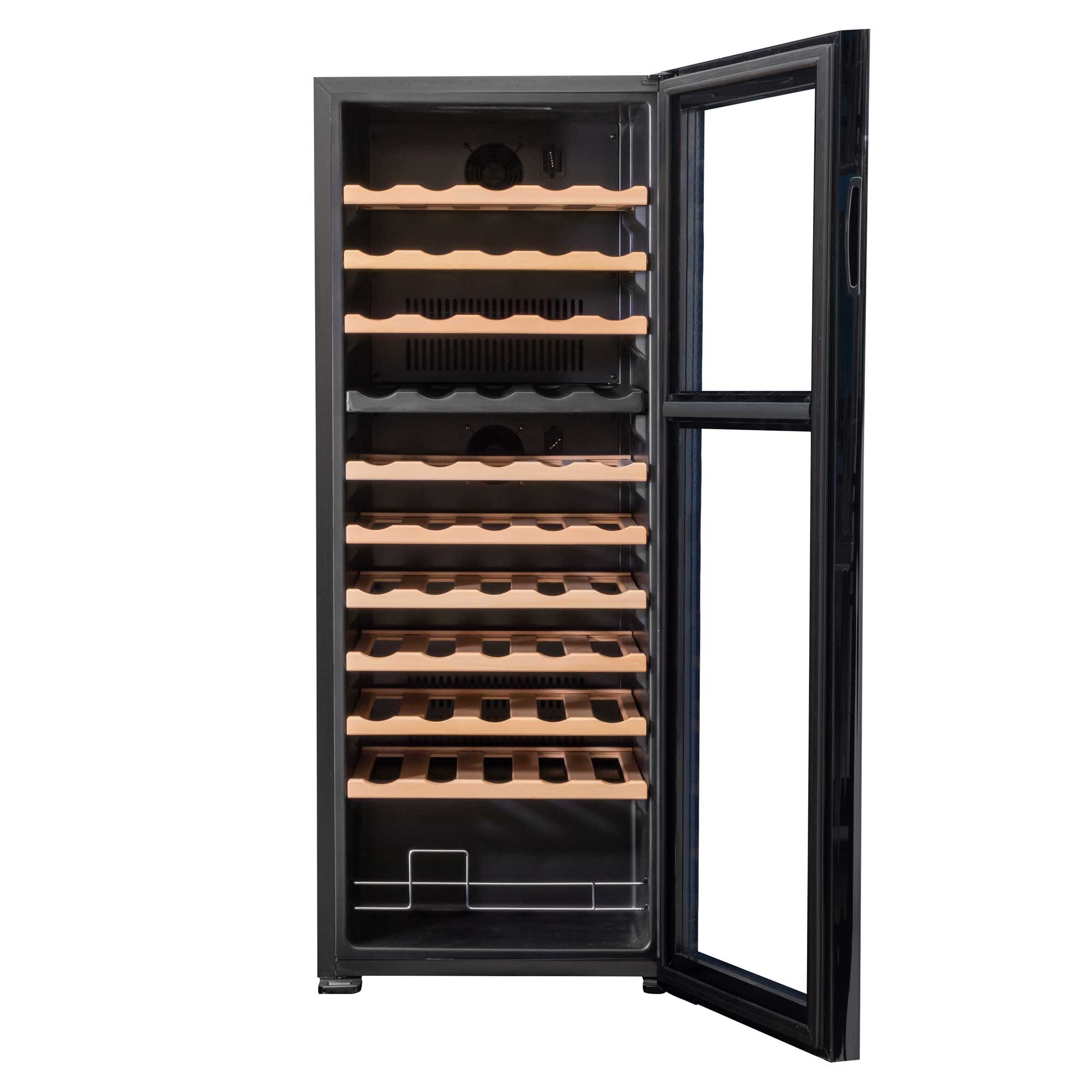 Baridi DH93 Wine Fridges Straight on - open - full