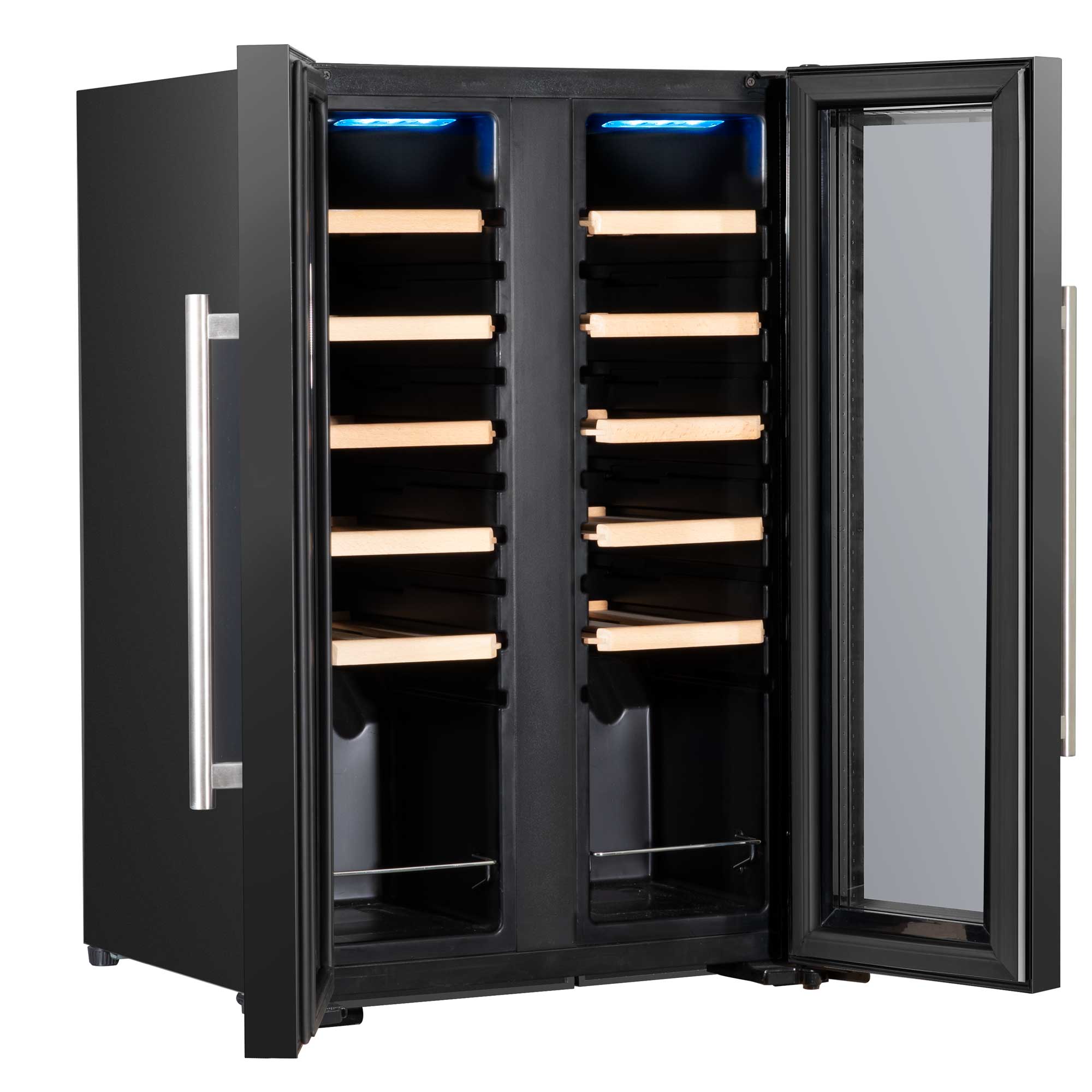 Baridi DH97 Wine Fridges Empty - fully - open