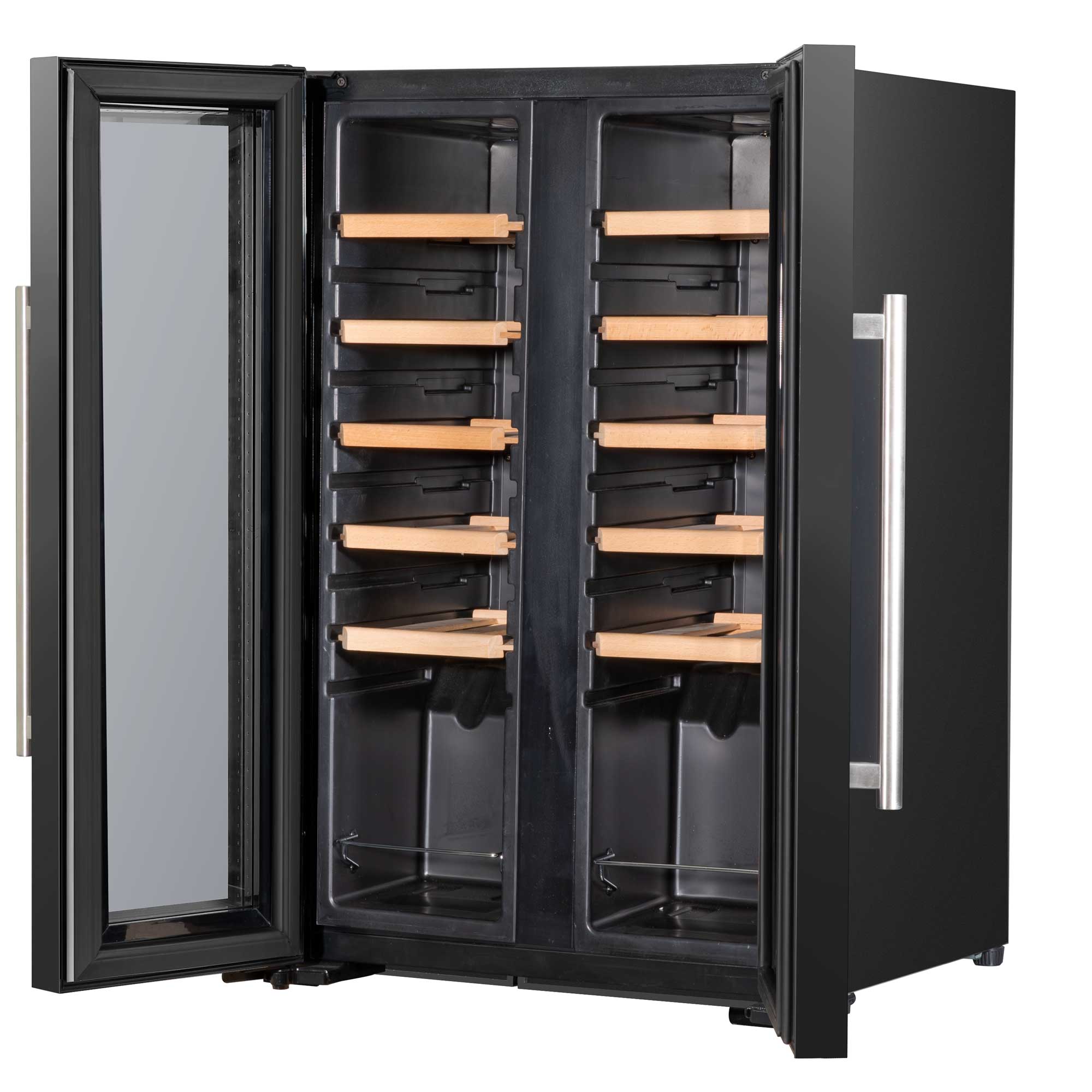 Baridi DH97 Wine Fridges Fully - open - empty - 2nd perspective