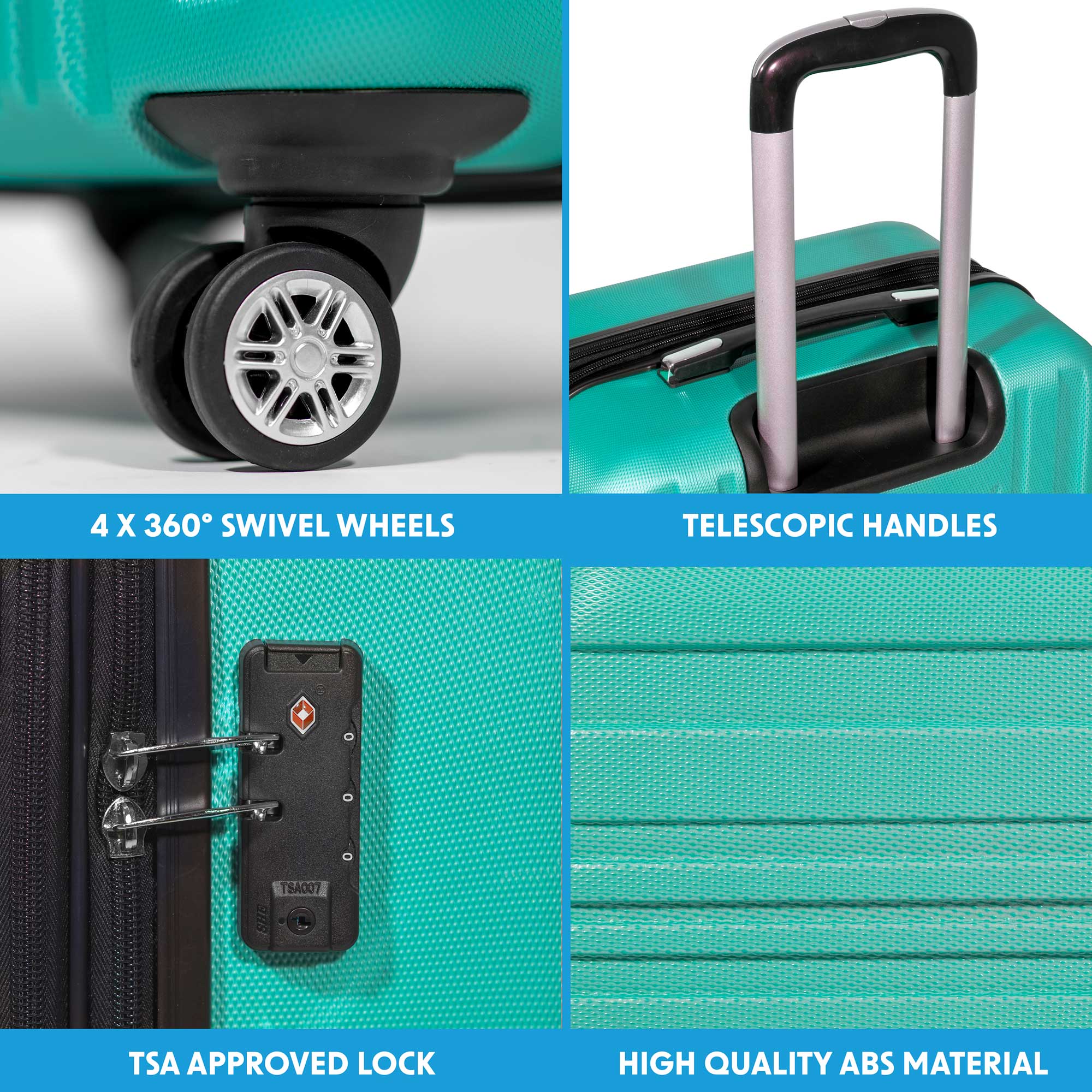 Dellonda DL126 Luggage Action shot - details - infographic