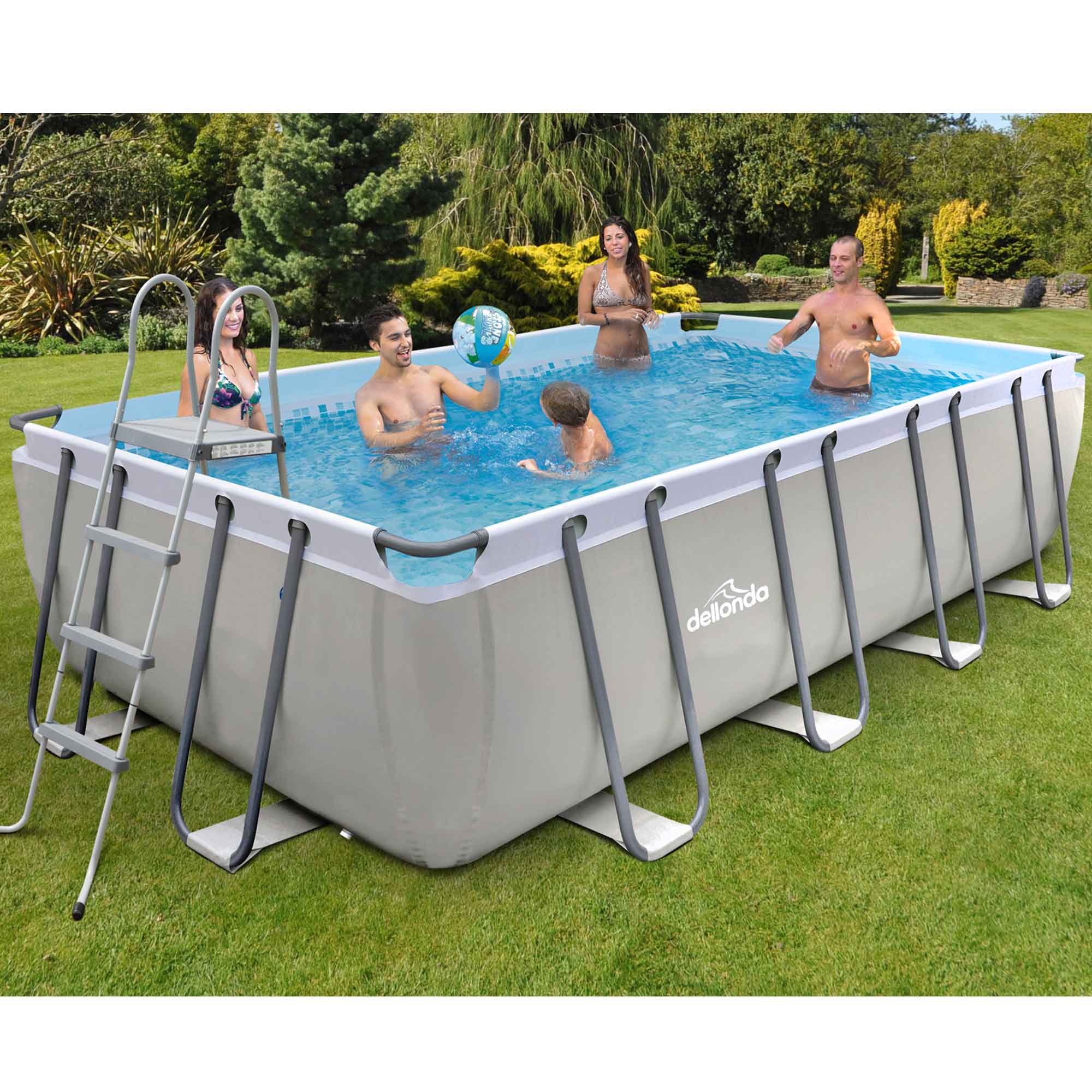 Dellonda DL22 Steel Frame Pools Action shot - in use