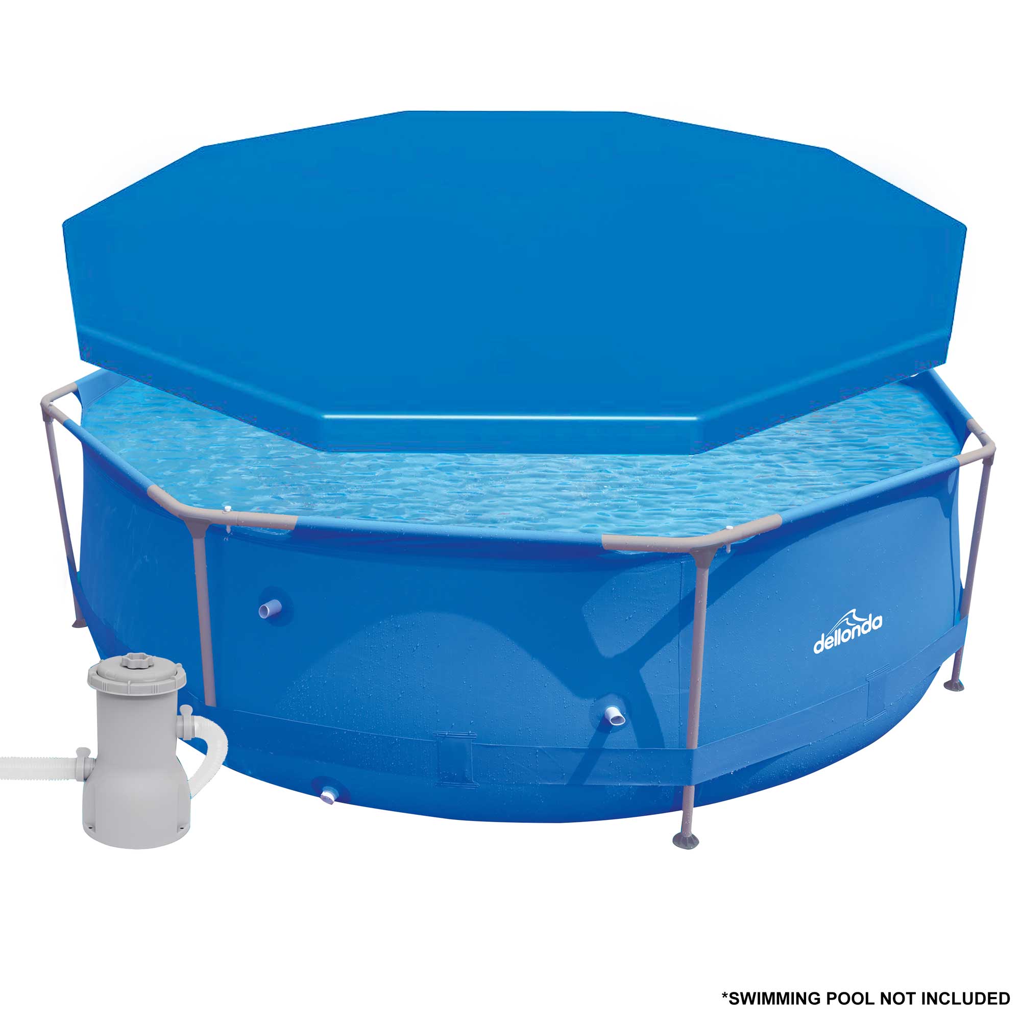Dellonda DL40 Pool Covers Action shot - with pool