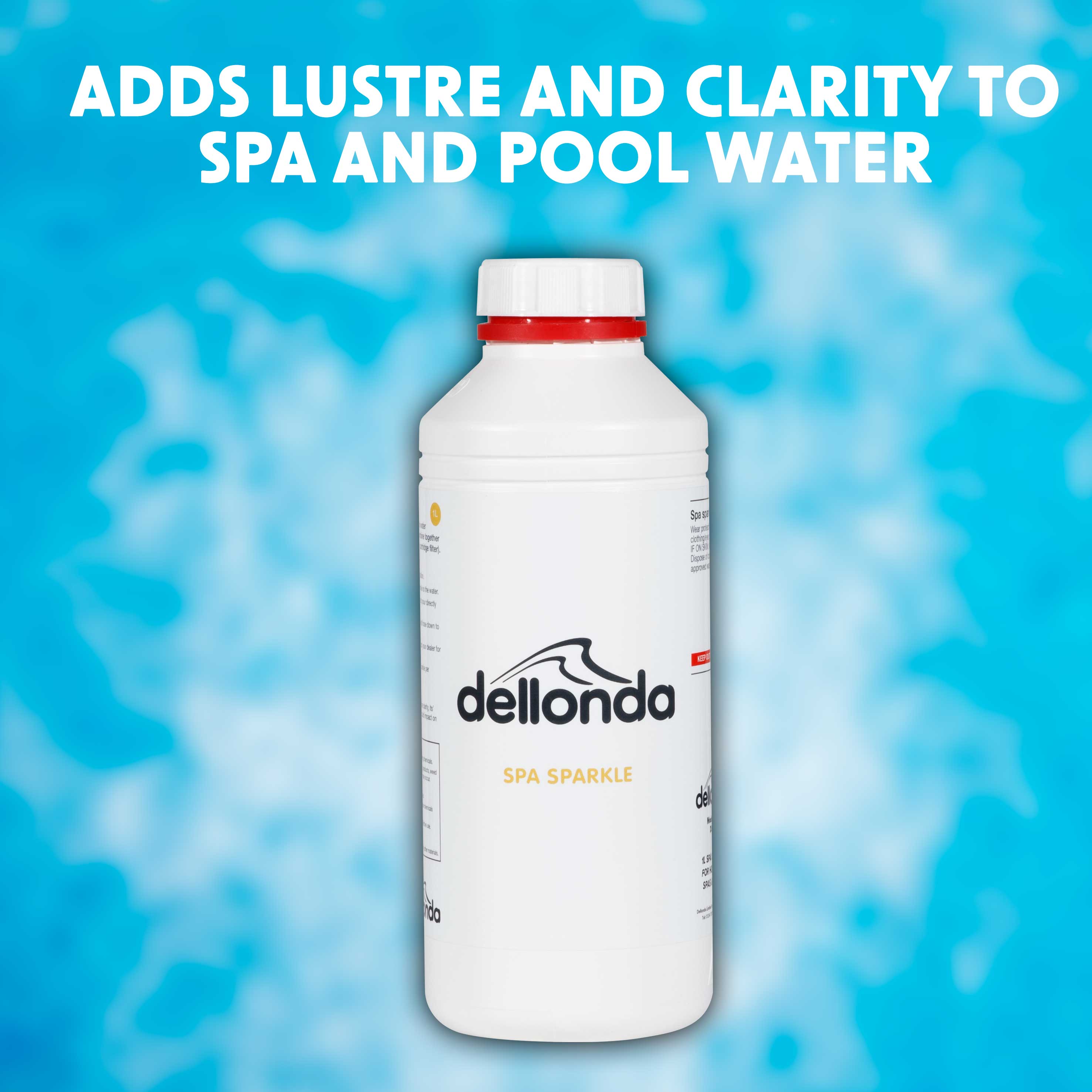 Dellonda DL57 Pool & Spa Chemicals Action shot - adds - clarity