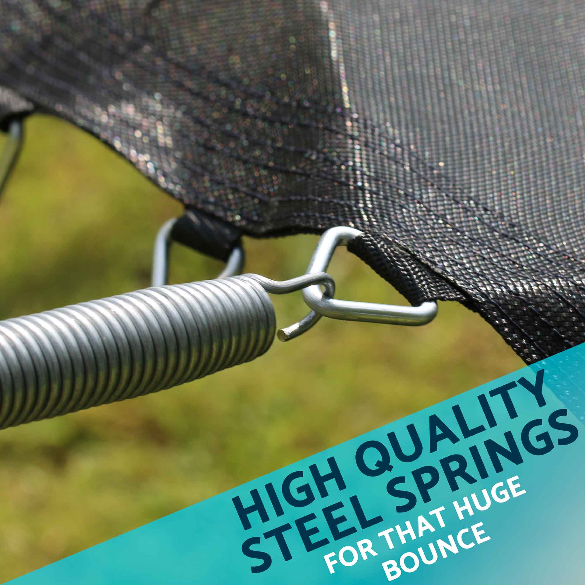 Dellonda DL67 Trampolines Action shot - steel - springs