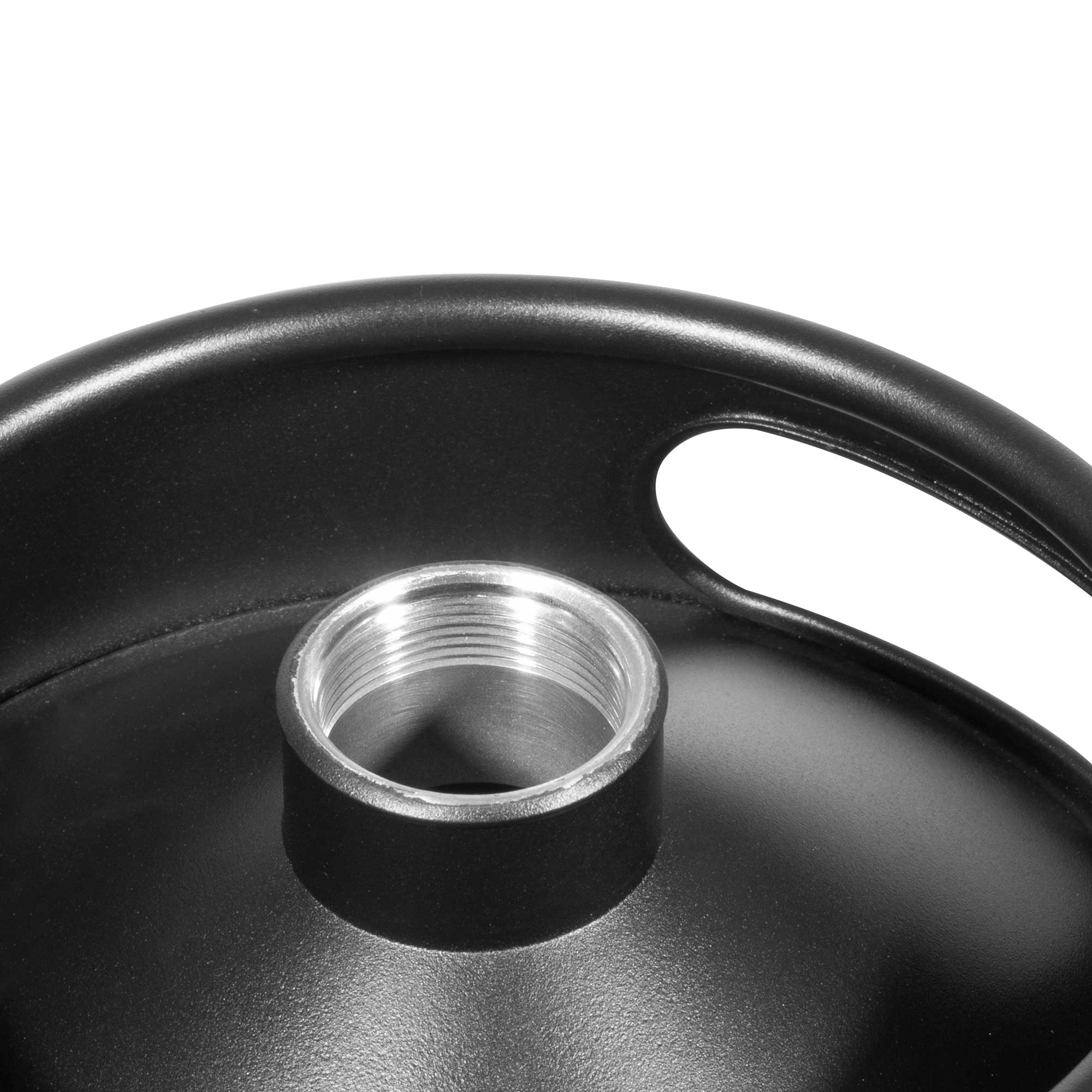 Baridi Stainless Steel Growler Keg 2L, Matte Black suitable for Soft Drinks and Beer- DH99 - Dellonda