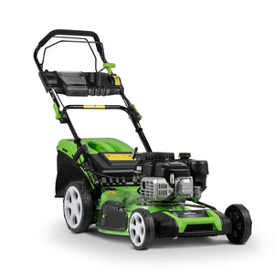 Self Propelled Petrol Lawnmower Grass Bag 149cc 18