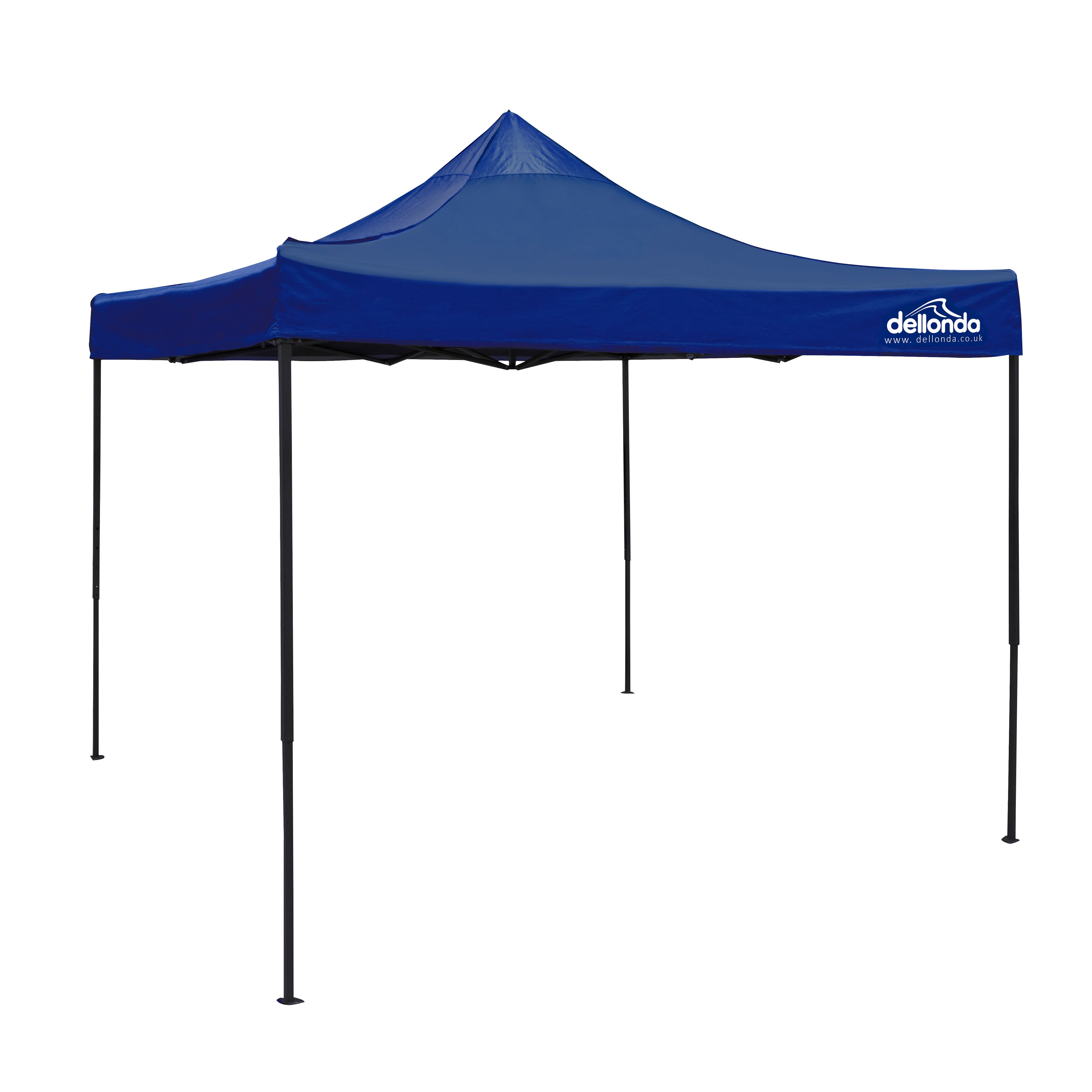 Premium 3x3m Pop-Up Gazebo, Water Resistant, Carry Bag, Stakes & Weight Bags - Blue - DG131
