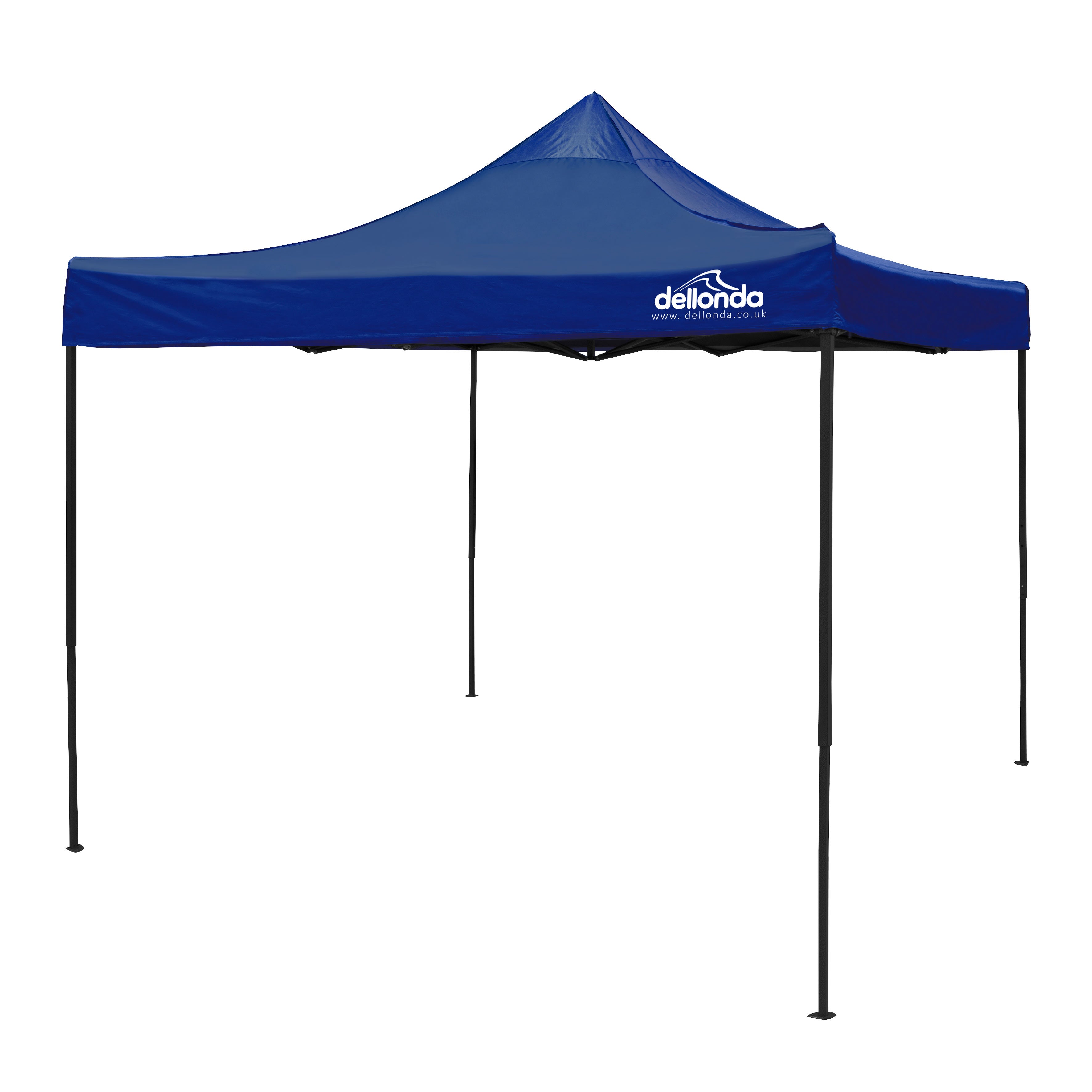 Premium 3x3m Pop-Up Gazebo, Water Resistant, Carry Bag, Stakes & Weight Bags - Blue - DG131
