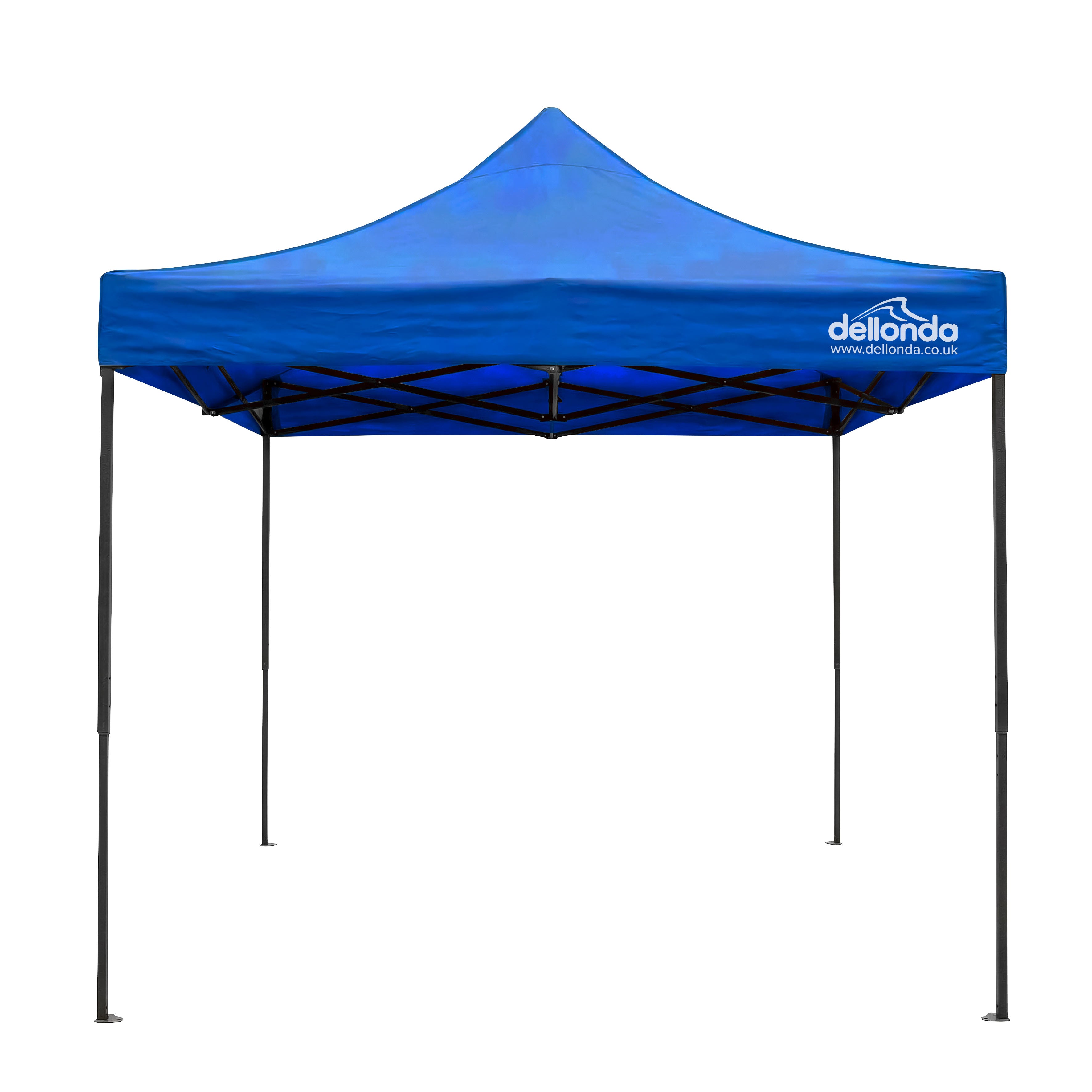 Premium 3 x 4.5m Pop-Up Gazebo, Water Resistant, Carry Bag, Stakes & Weight Bags - Blue - DG135